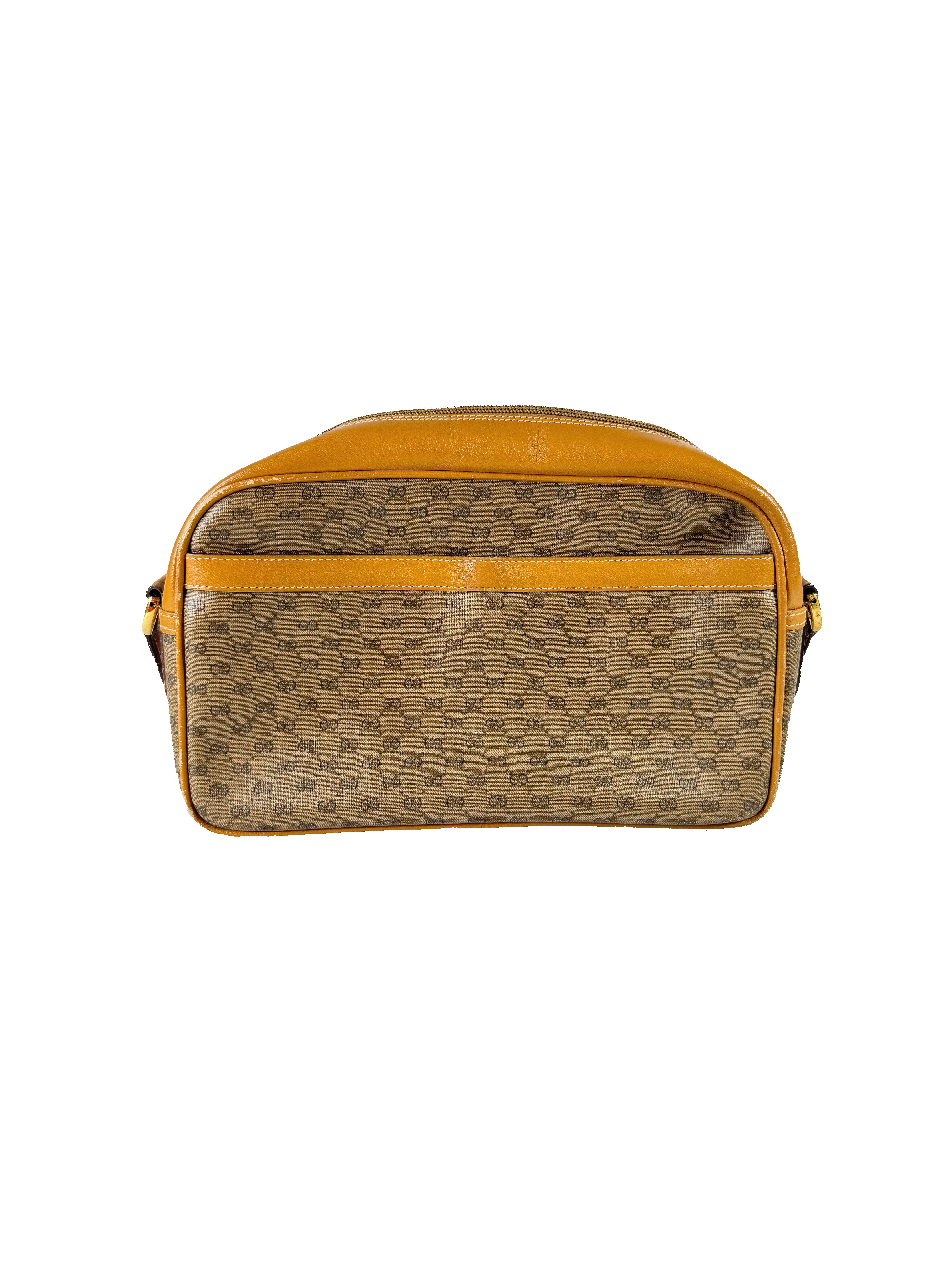 Gucci brown micro GG crossbody 001-113-0942