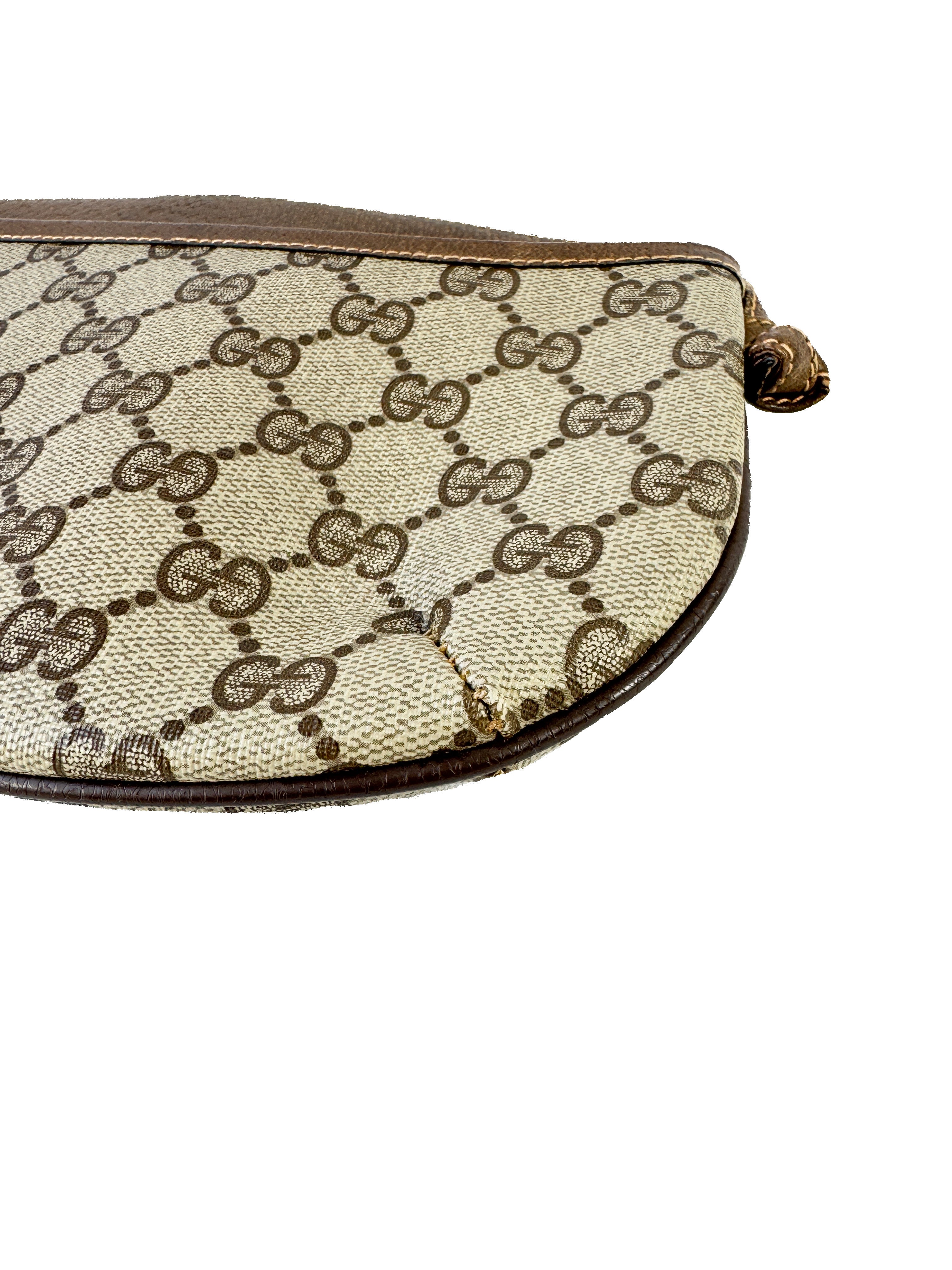 Gucci brown vintage GG crossbody 90402020