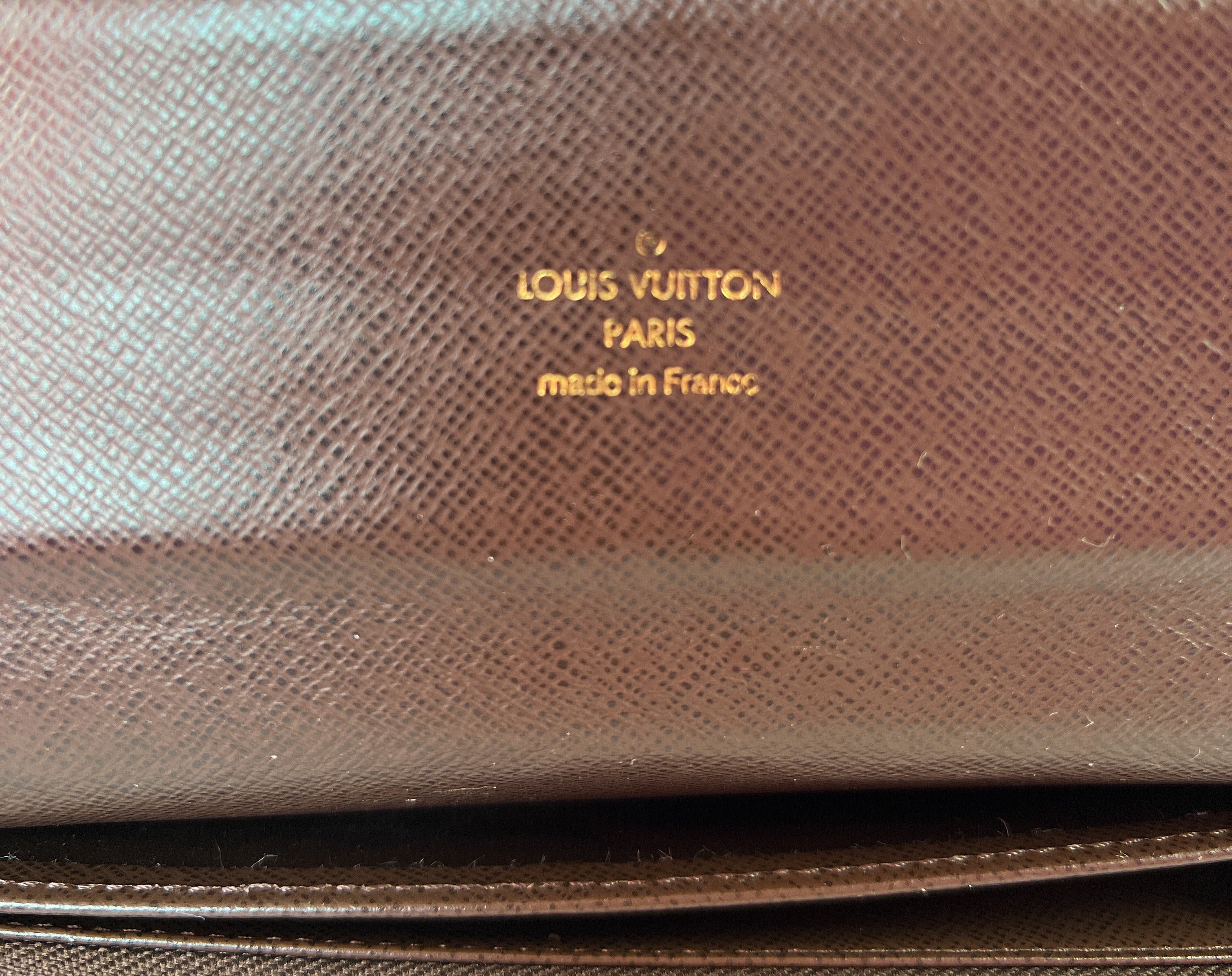 Louis Vuitton brown denim monogram wallet