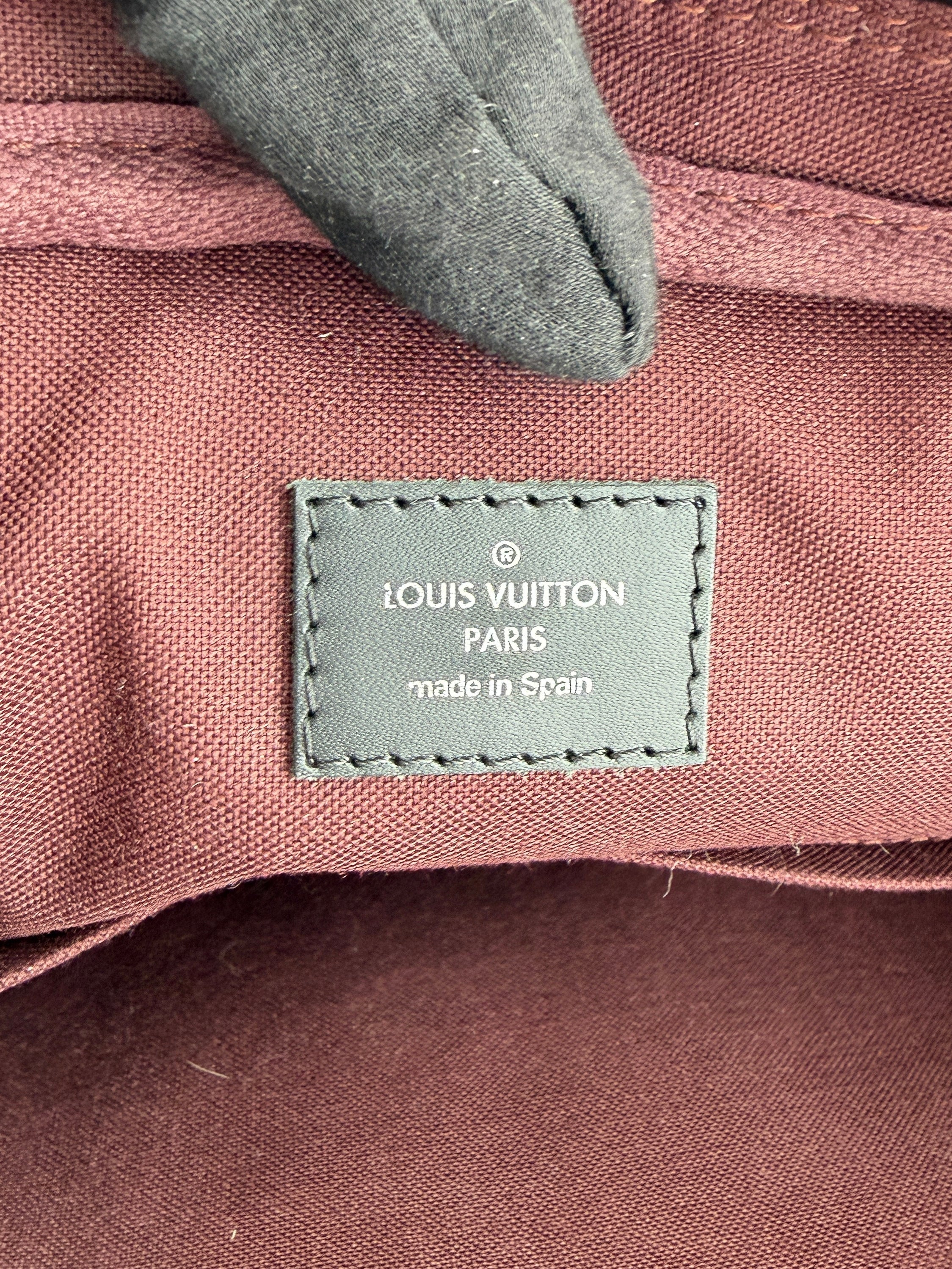 Louis Vuitton monogram black Porte Documents Voyage briefcase NFC