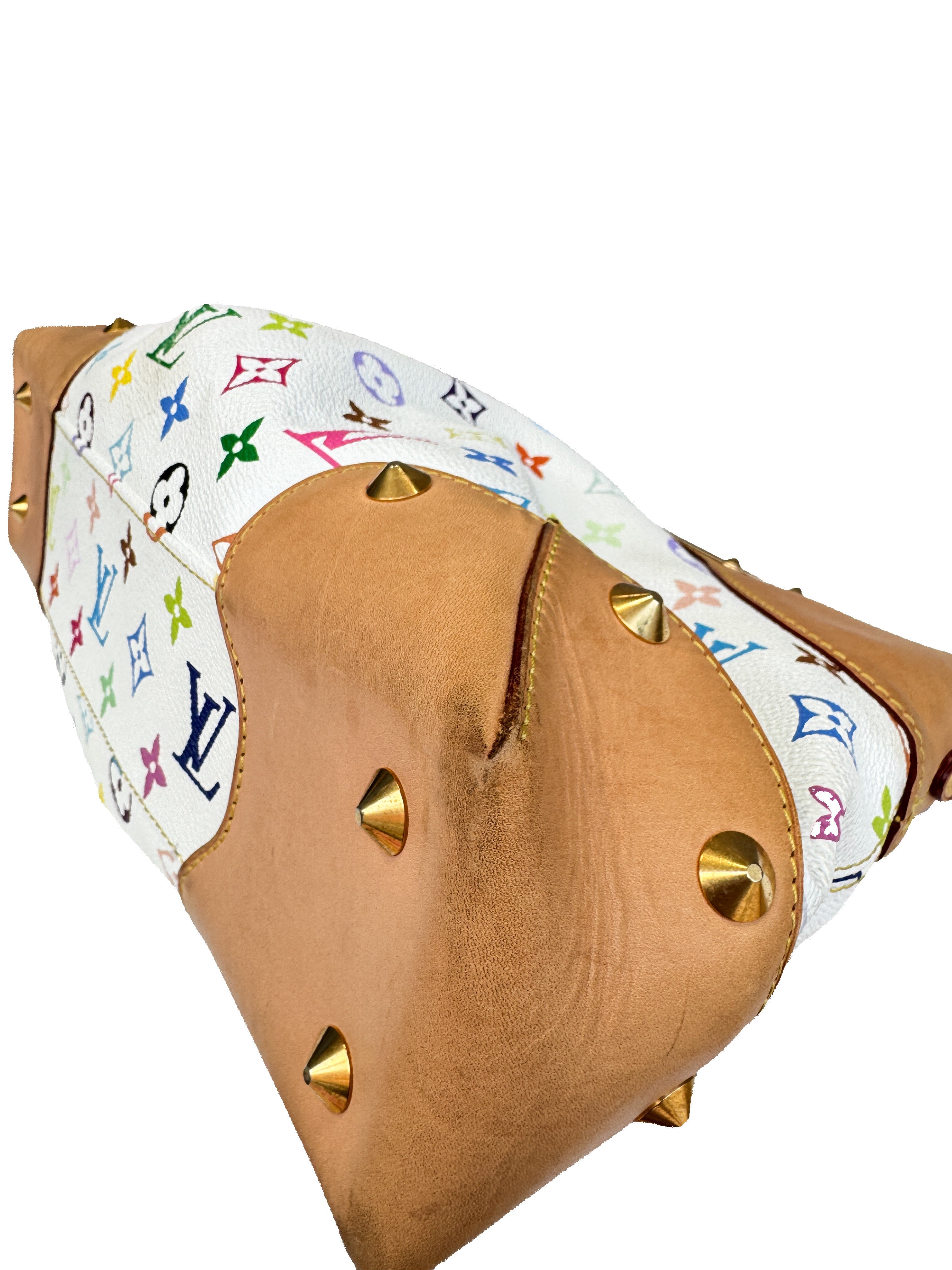 Louis Vuitton white multicolor Judy MM TR1162