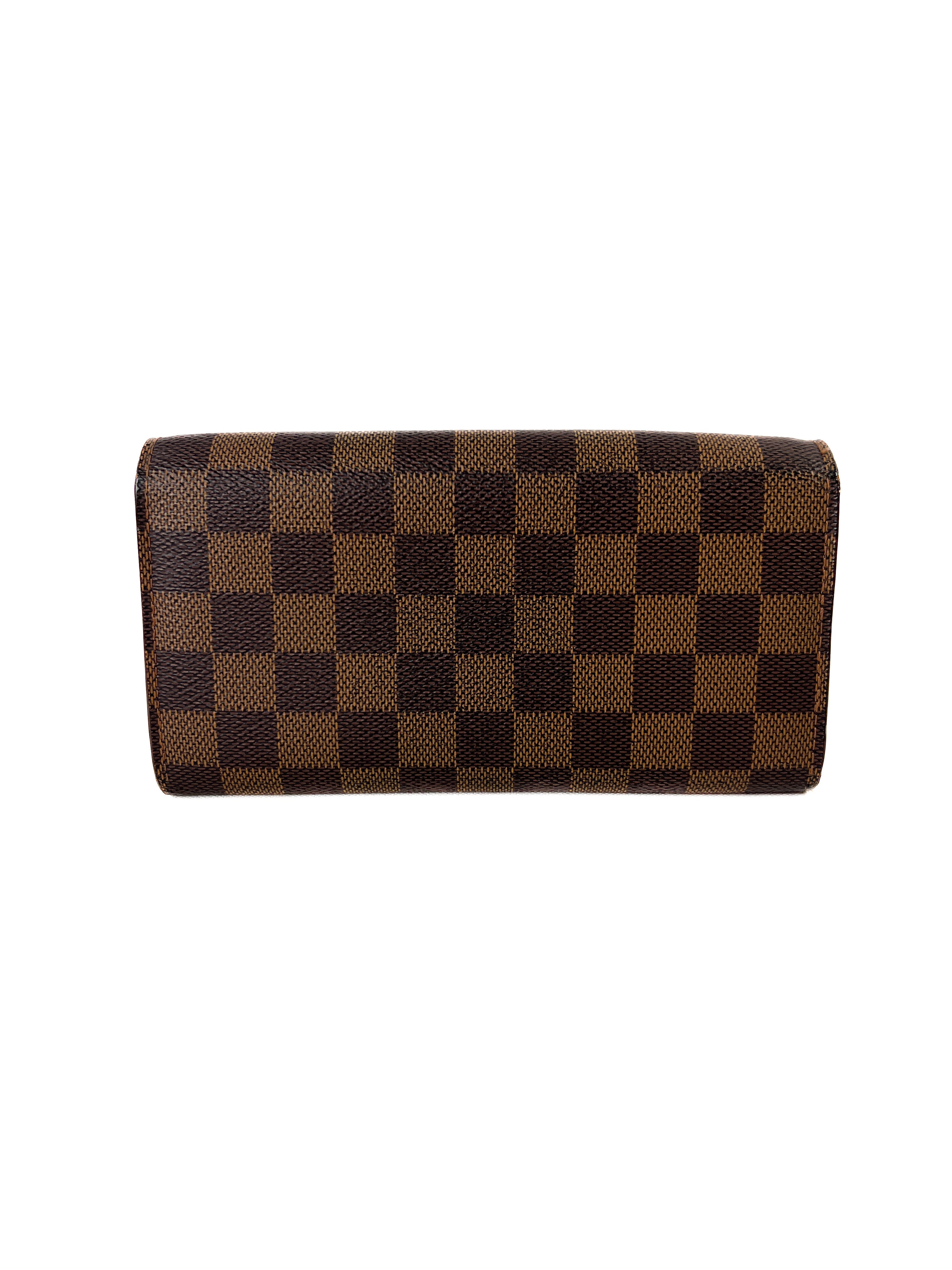 Louis Vuitton Damier Ebene Sarah wallet