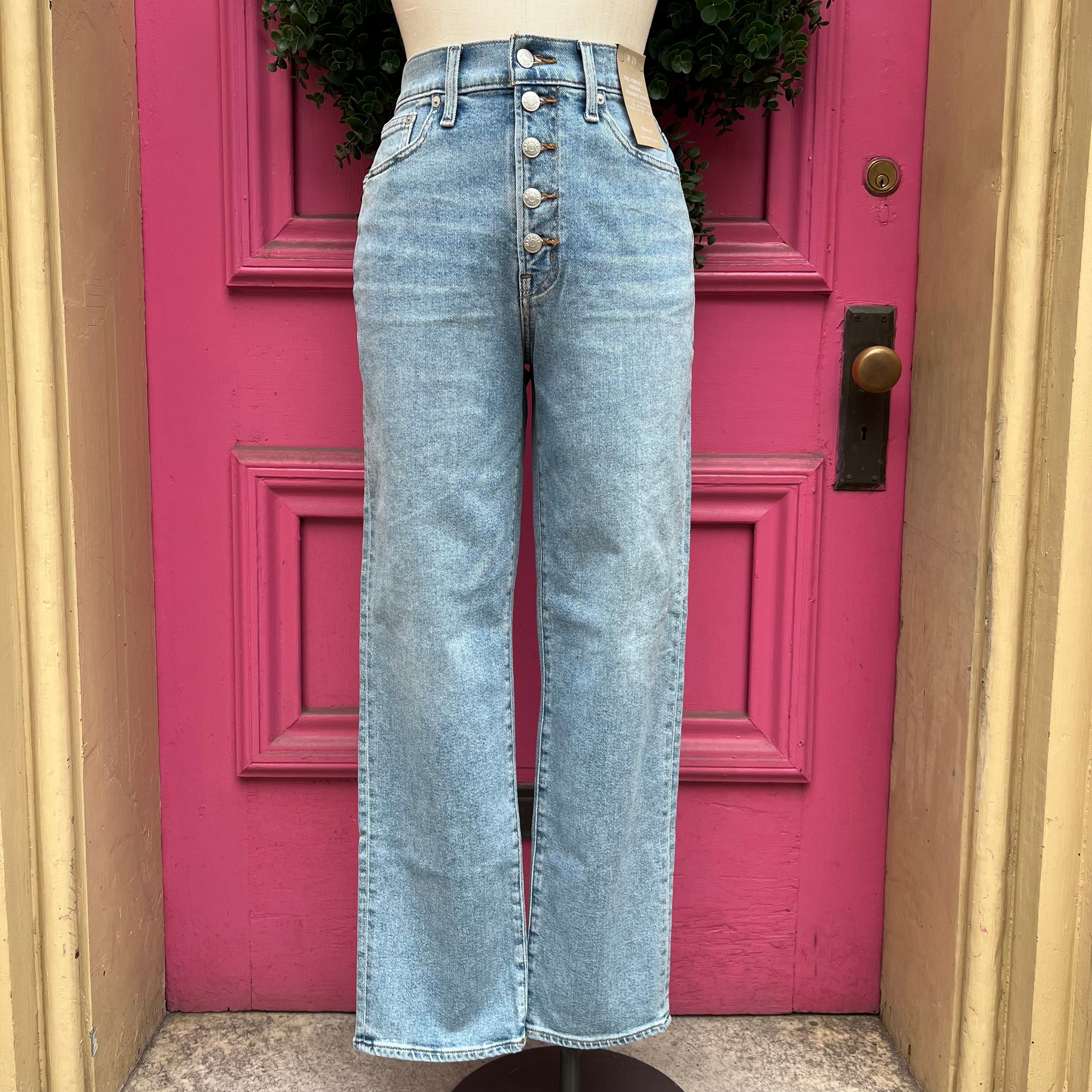 Madewell the perfect vintage straight jeans size 6 NWT