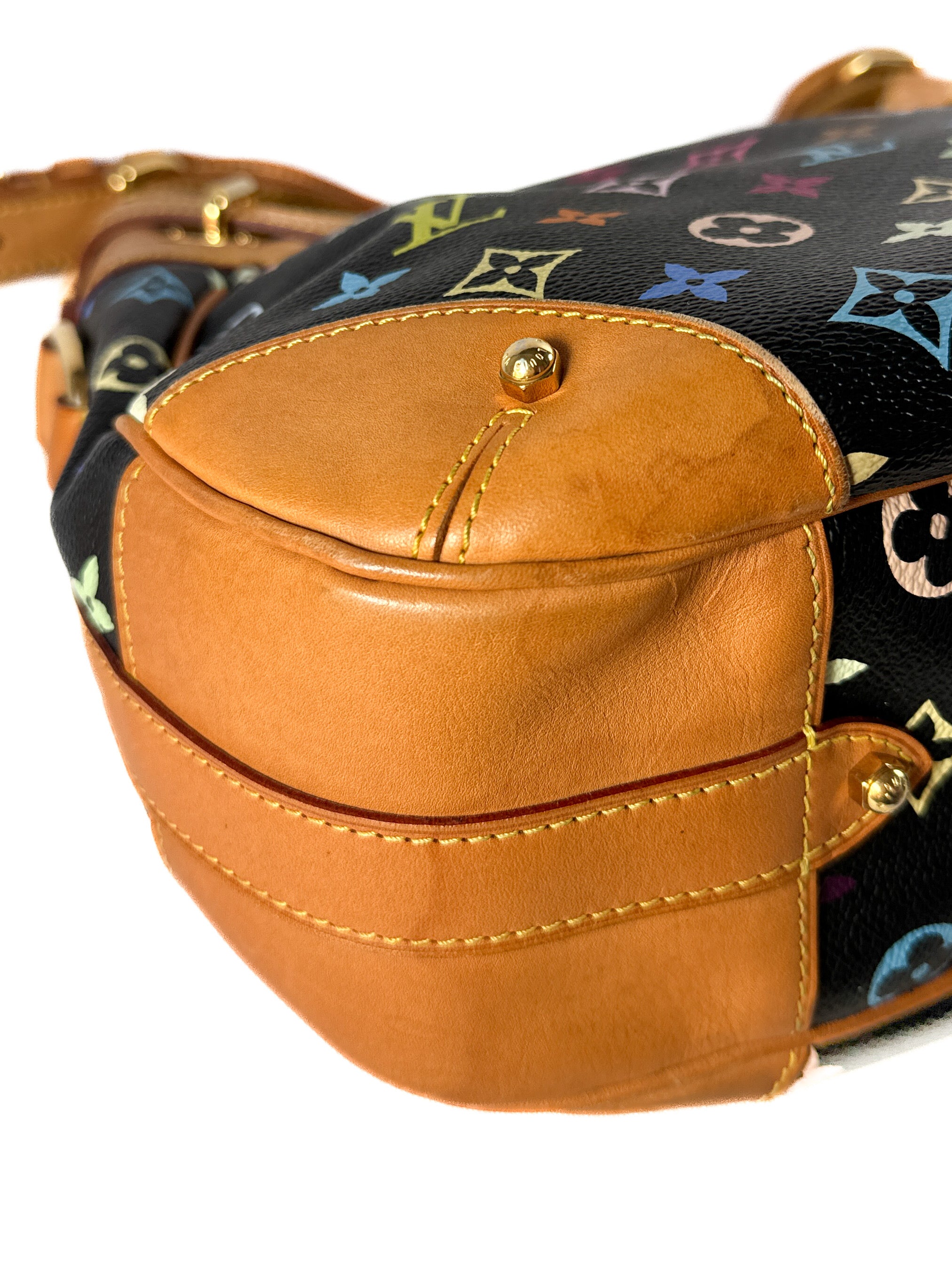 Louis Vuitton black multicolore Greta shoulder bag