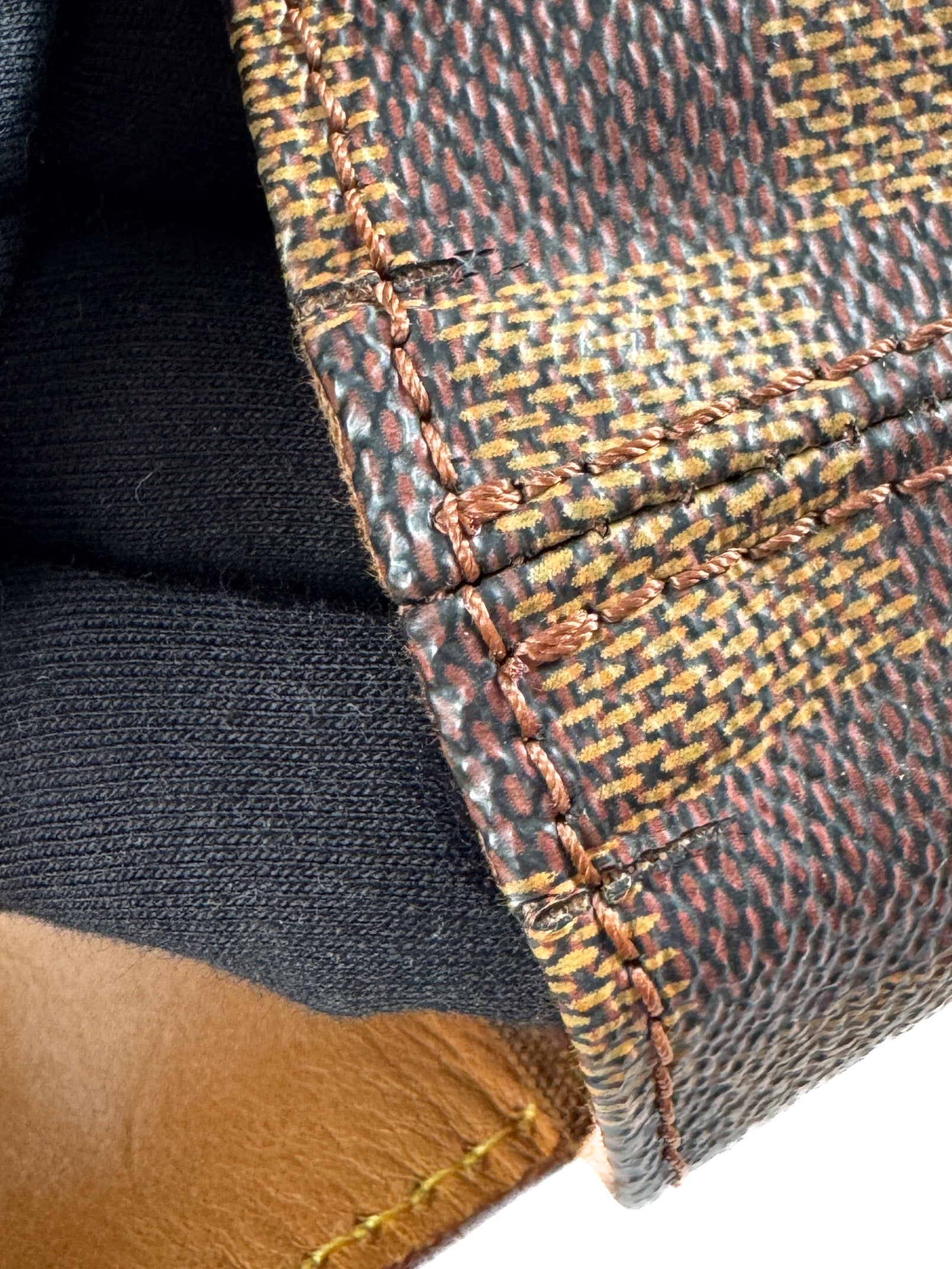 Louis Vuitton damier ebene Arlequin centenaire backpack TH0976