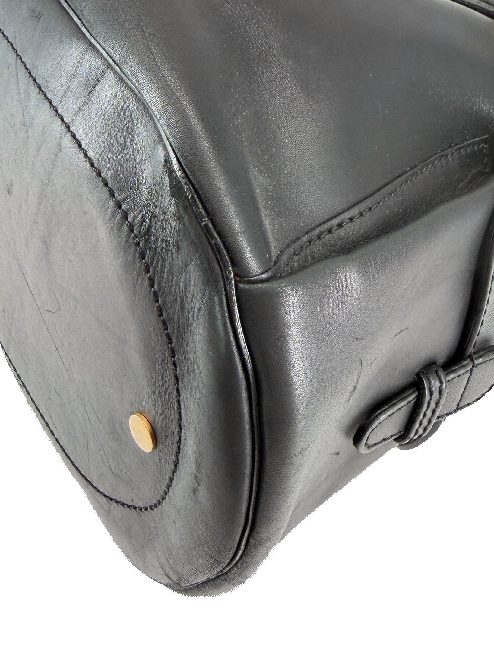 Jimmy Choo black leather Tulita shoulder bag