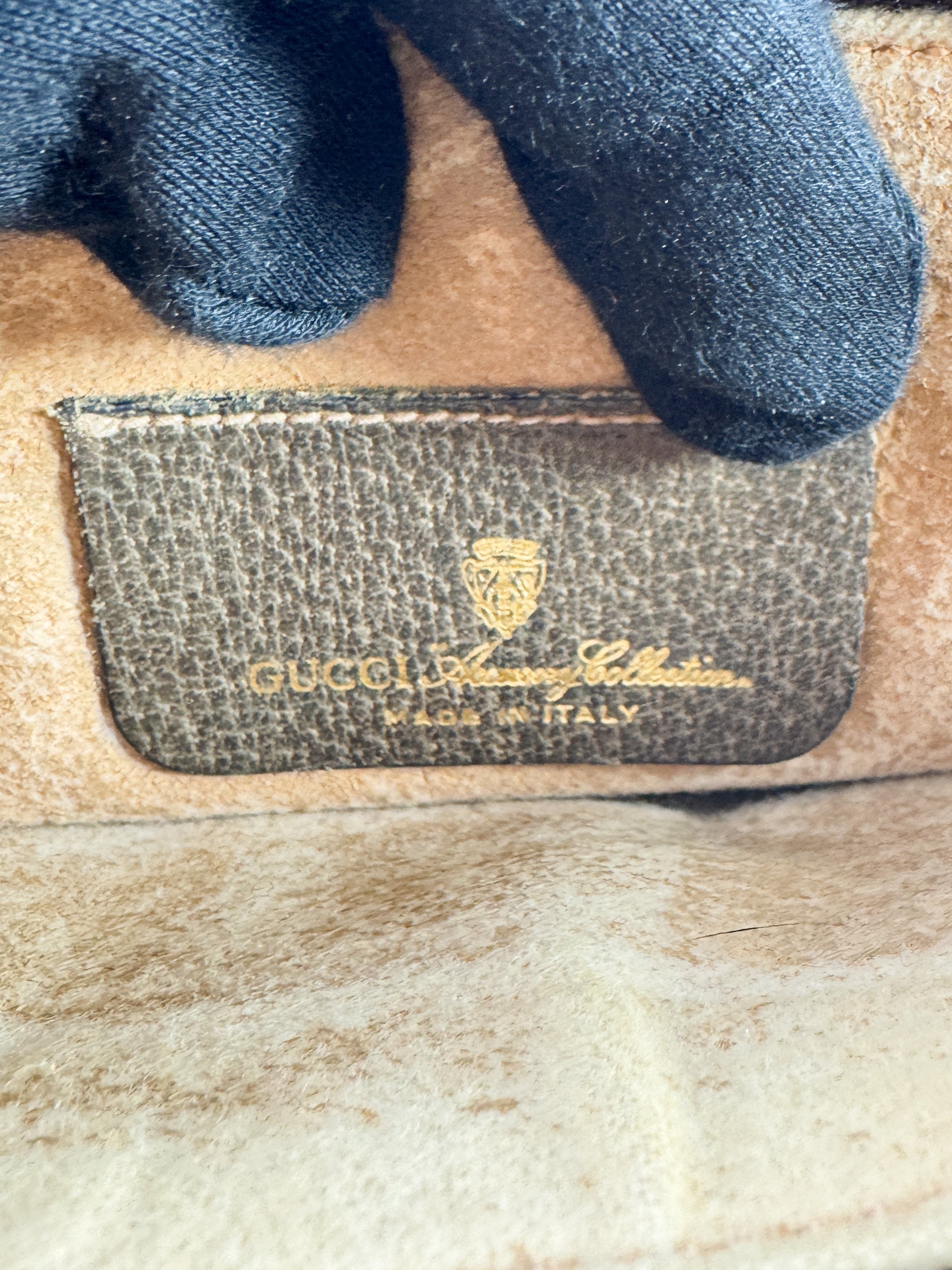 Gucci vintage brown sherry line crossbody 904-02-026