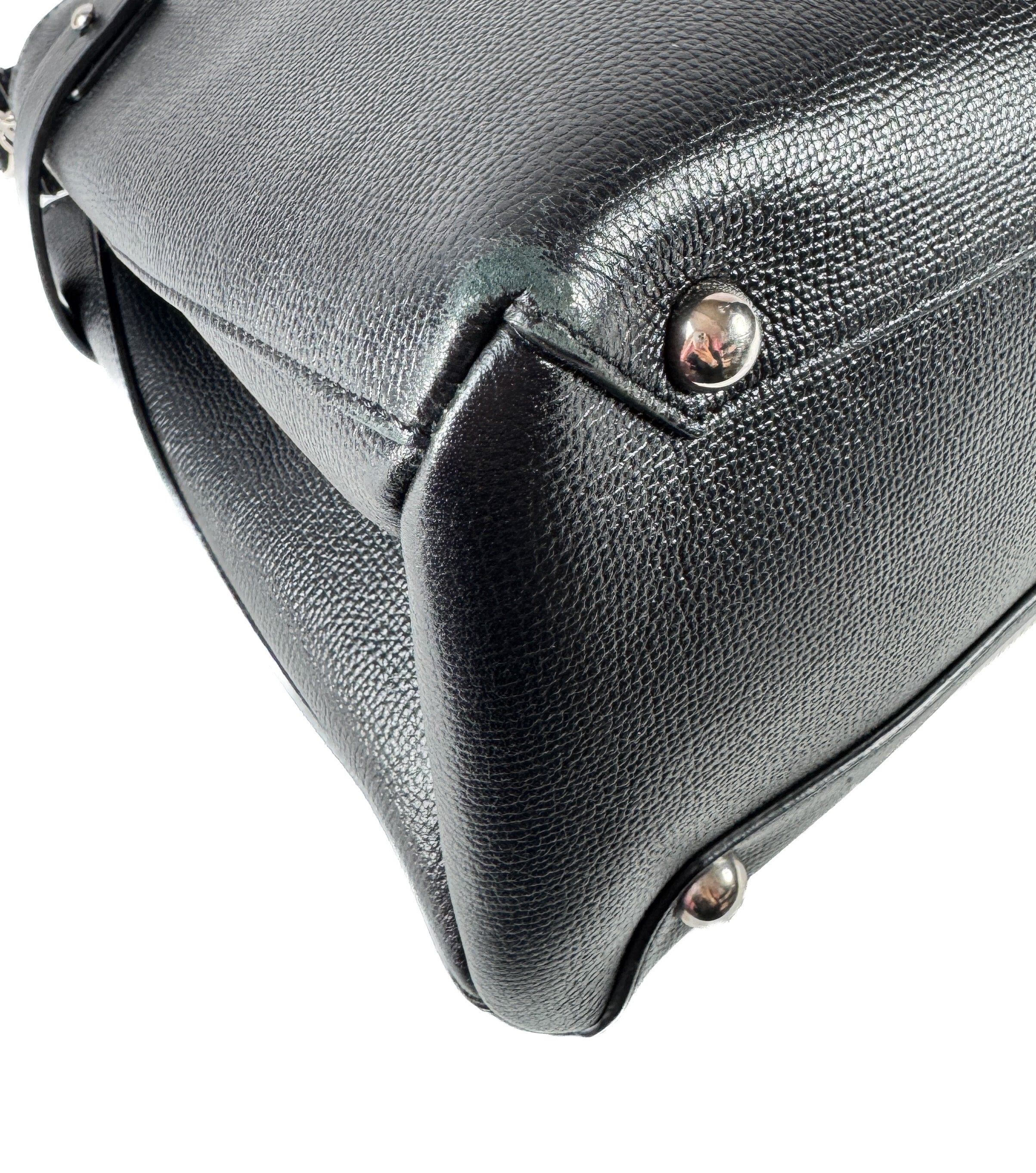 Burberry black house check grainy calfskin Banner bag ITCORDI17CAL