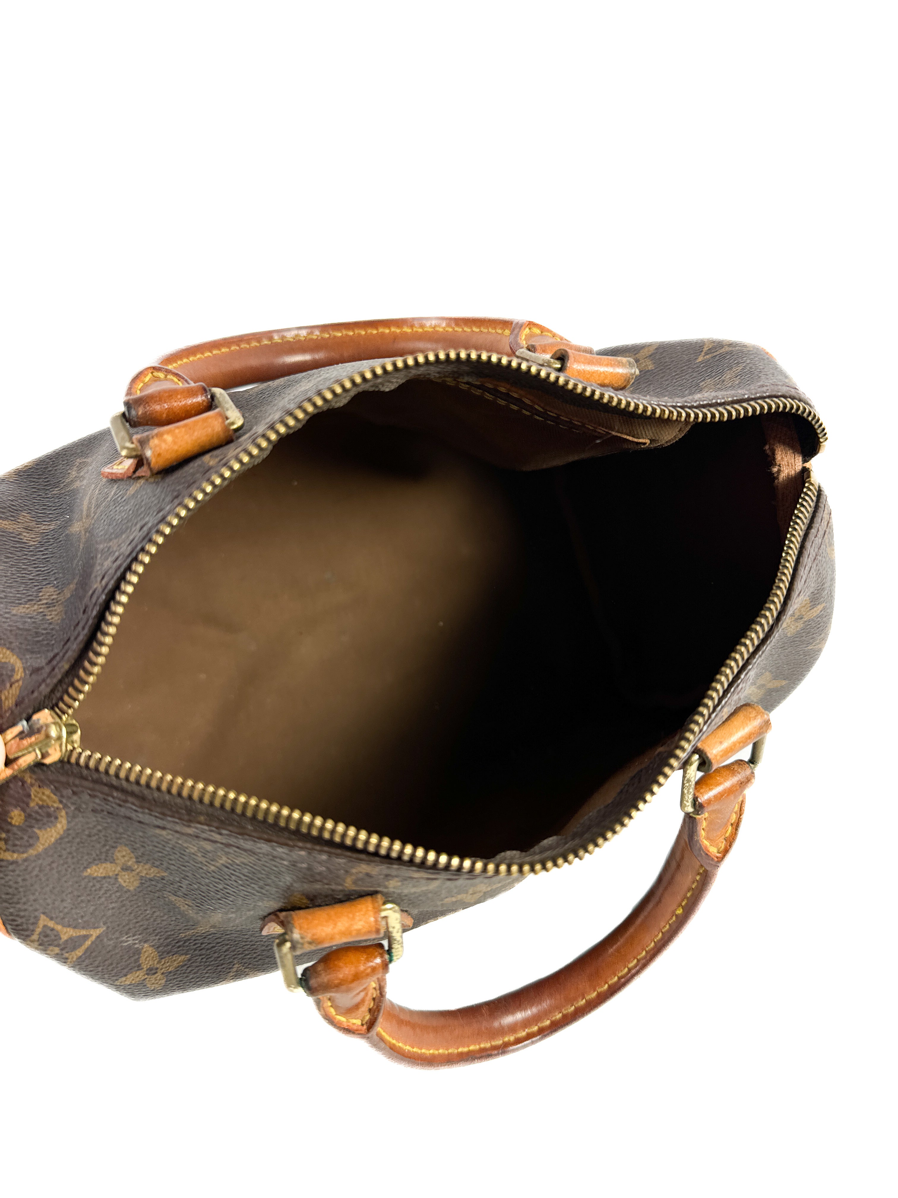 Louis Vuitton monogram speedy 25 SD0929 w/vintage strap