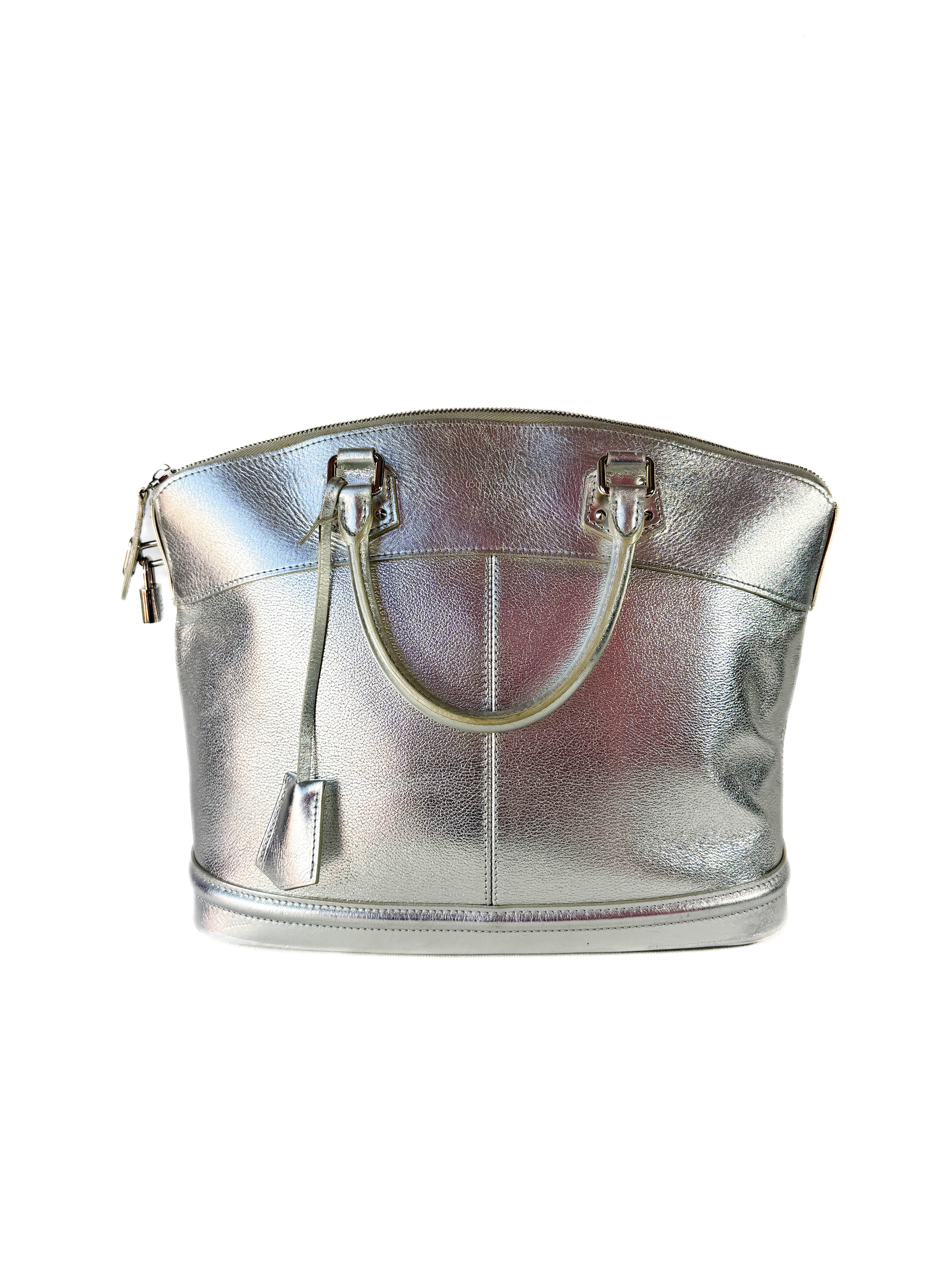 Louis Vuitton silver Suhali lockit MM DU3087