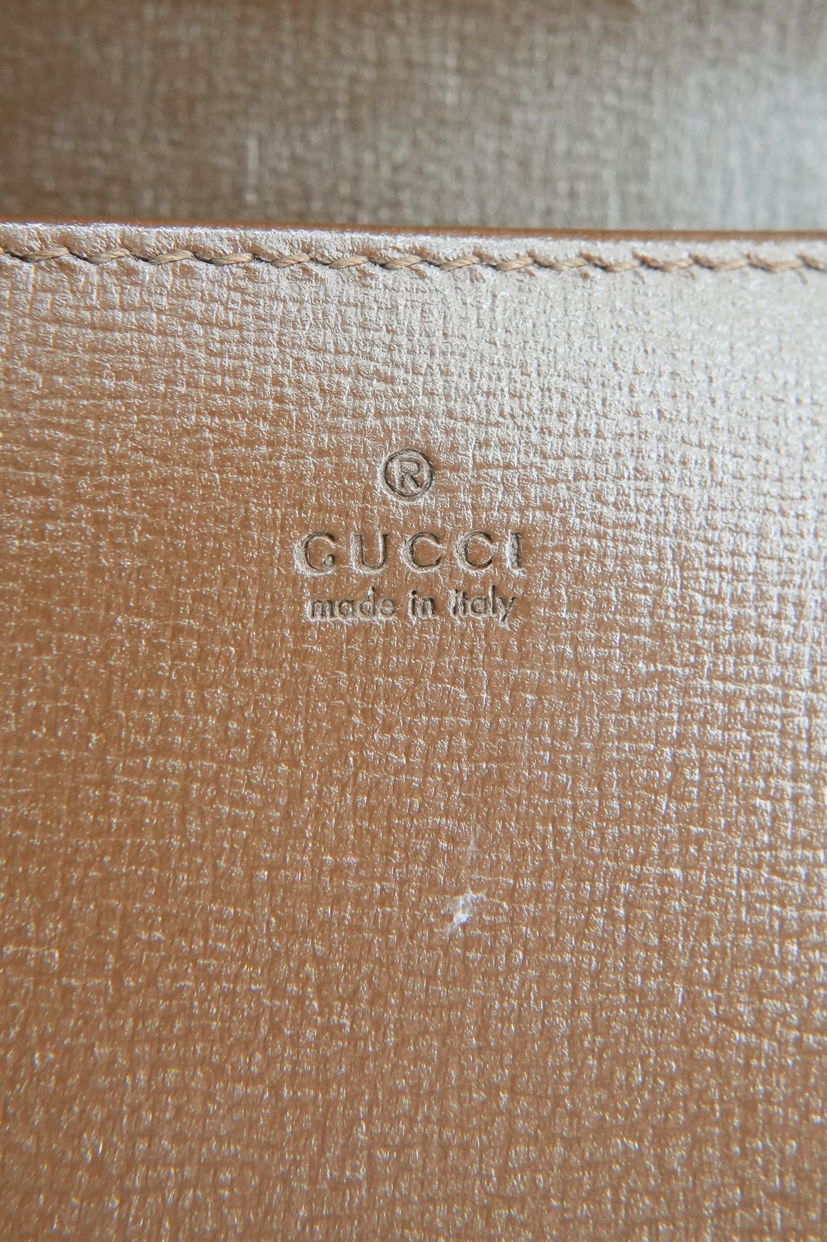 Gucci brown Horsebit 1955 chain wallet 621892-2149