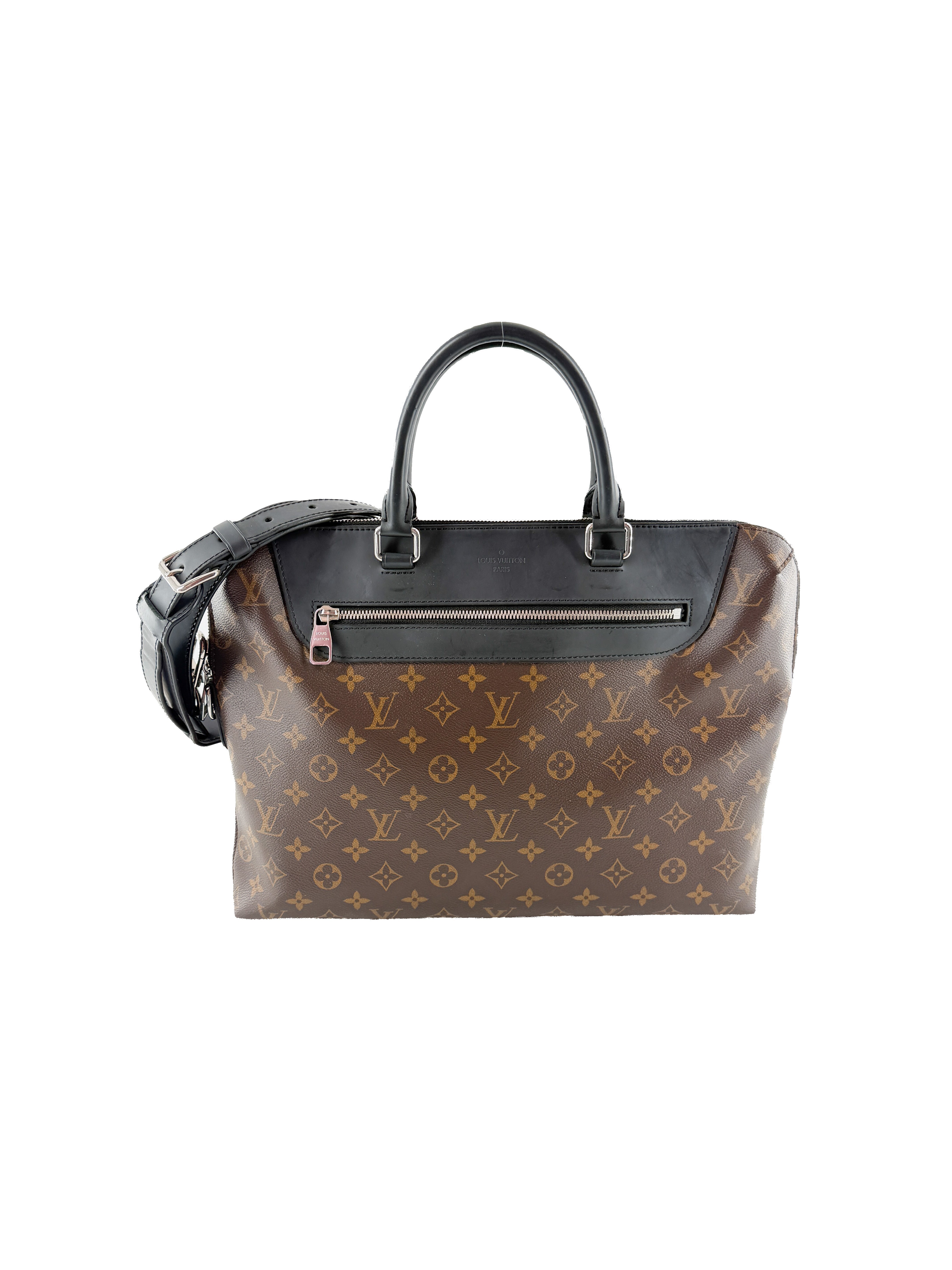 Louis Vuitton monogram black Macassar Porte Documents Jour NM CA3119 - My Girlfriend's Wardrobe LLC