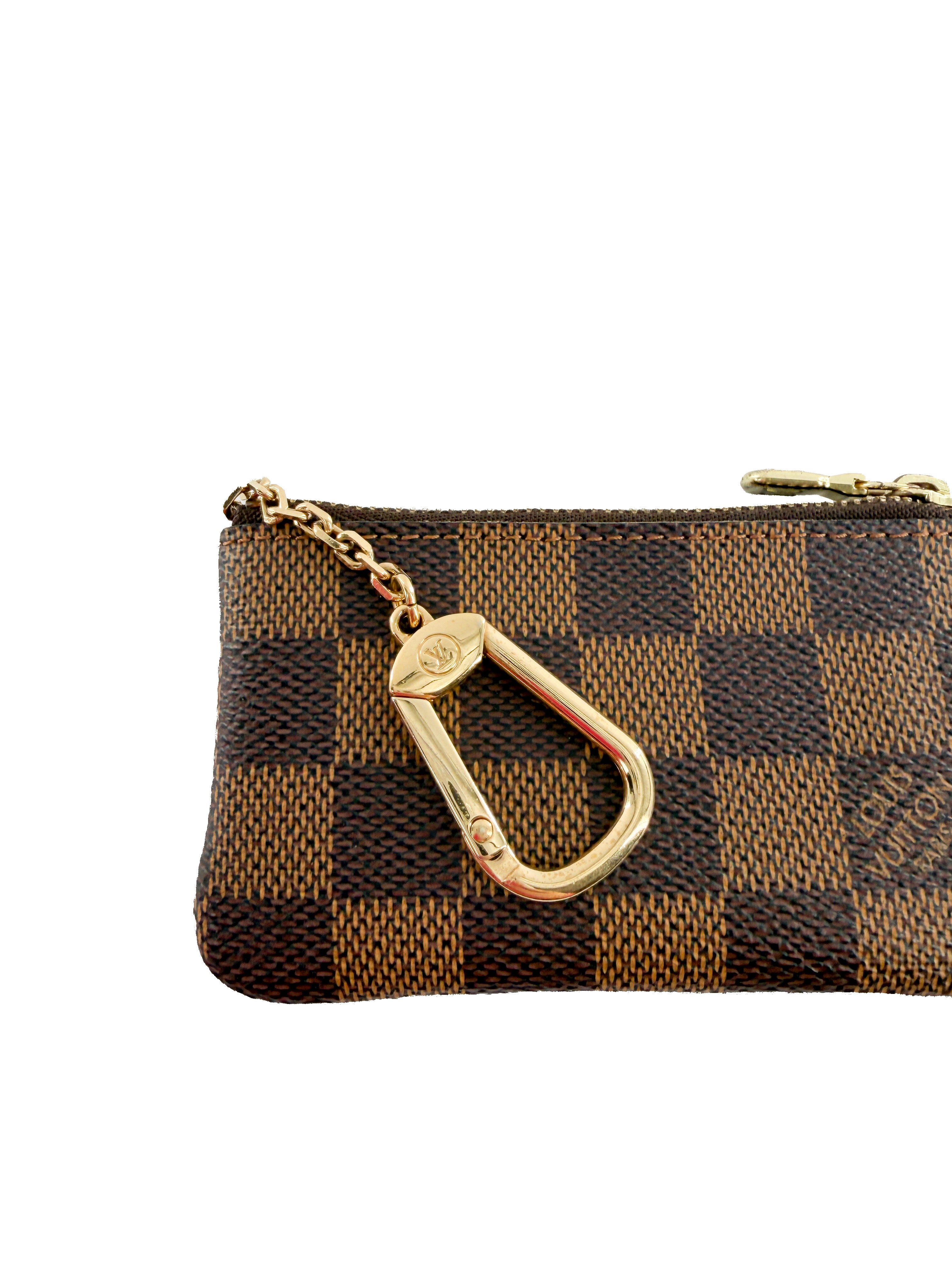 Louis Vuitton damier ebene key cles pouch CA0044