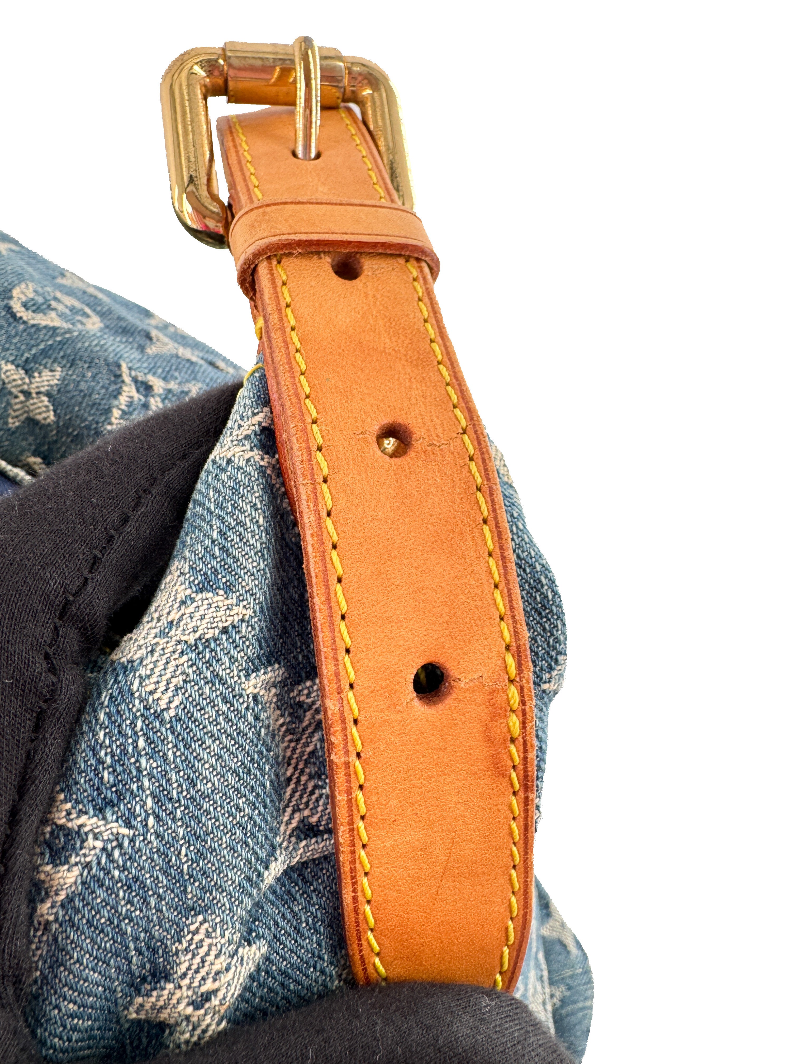 Louis Vuitton monogram denim Baggy GM FL1005