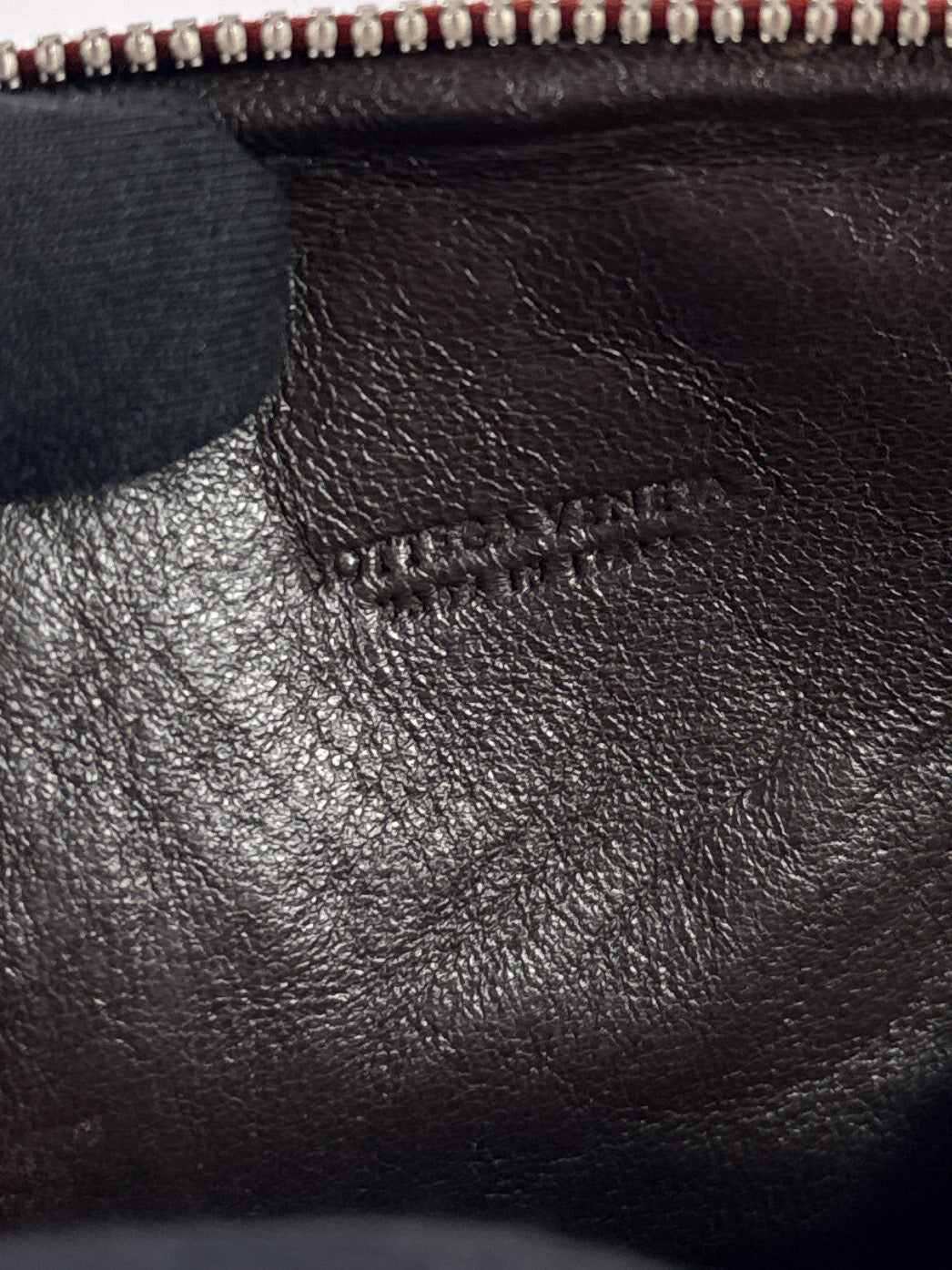 Bottega Veneta red intrecciato leather nano zip tech case lanyard 217589 V001D 6503