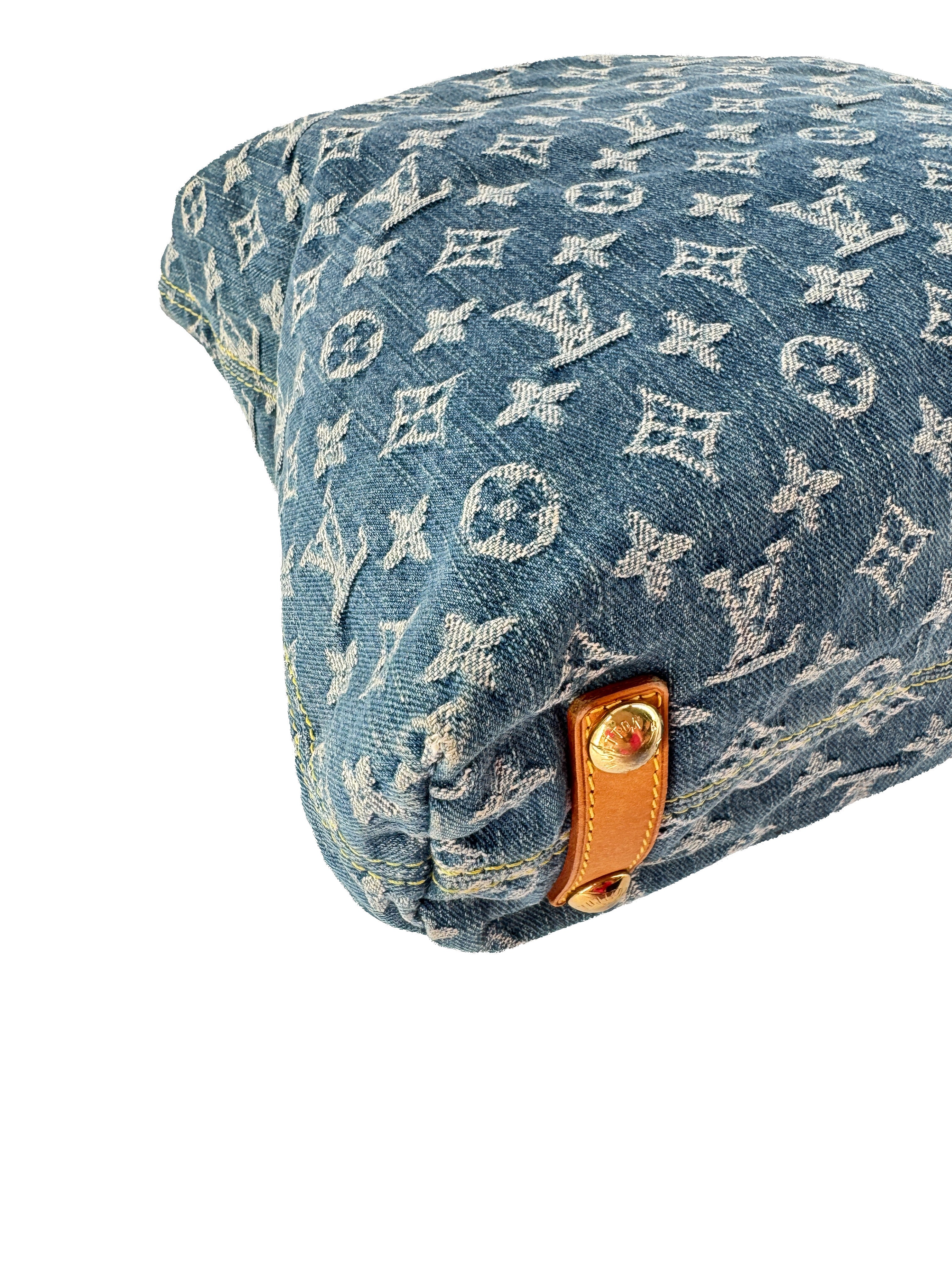 Louis Vuitton monogram denim Baggy GM FL1005