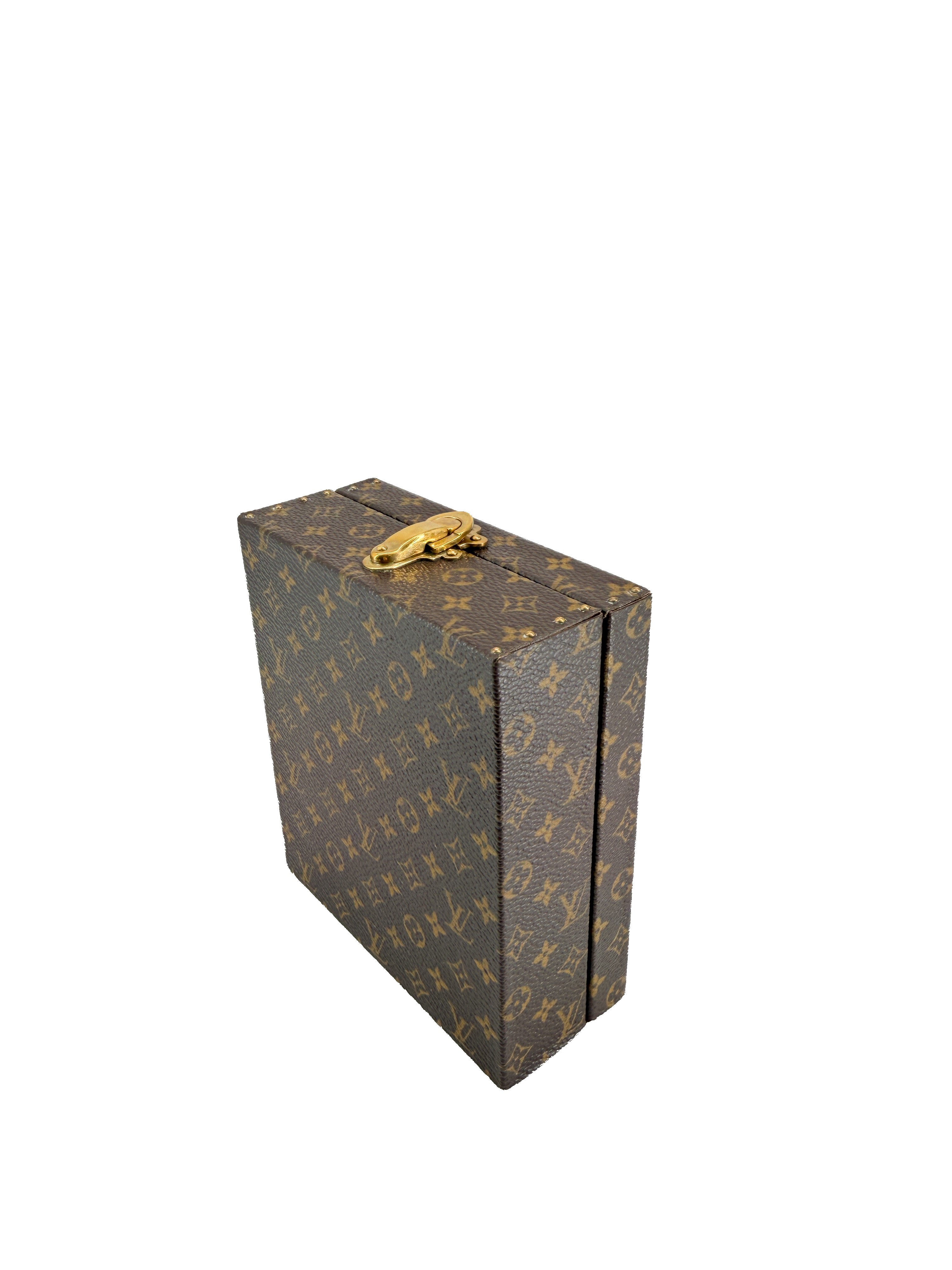 Louis Vuitton monogram medium ring box mini trunk AS4049