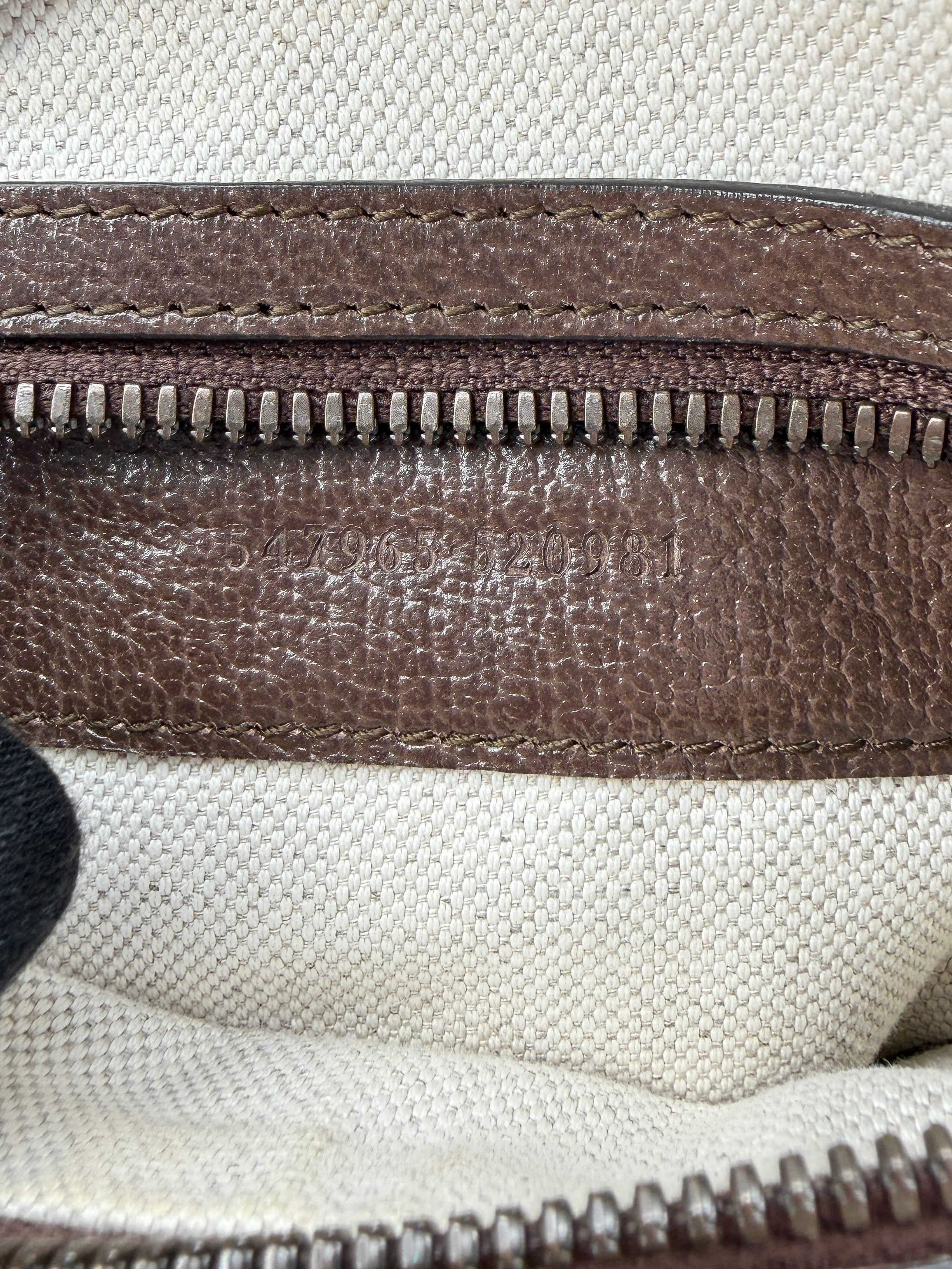 Gucci GG Supreme Monogram Calfskin Web Small Ophidia Day Backpack 547965 520981 - My Girlfriend's Wardrobe LLC