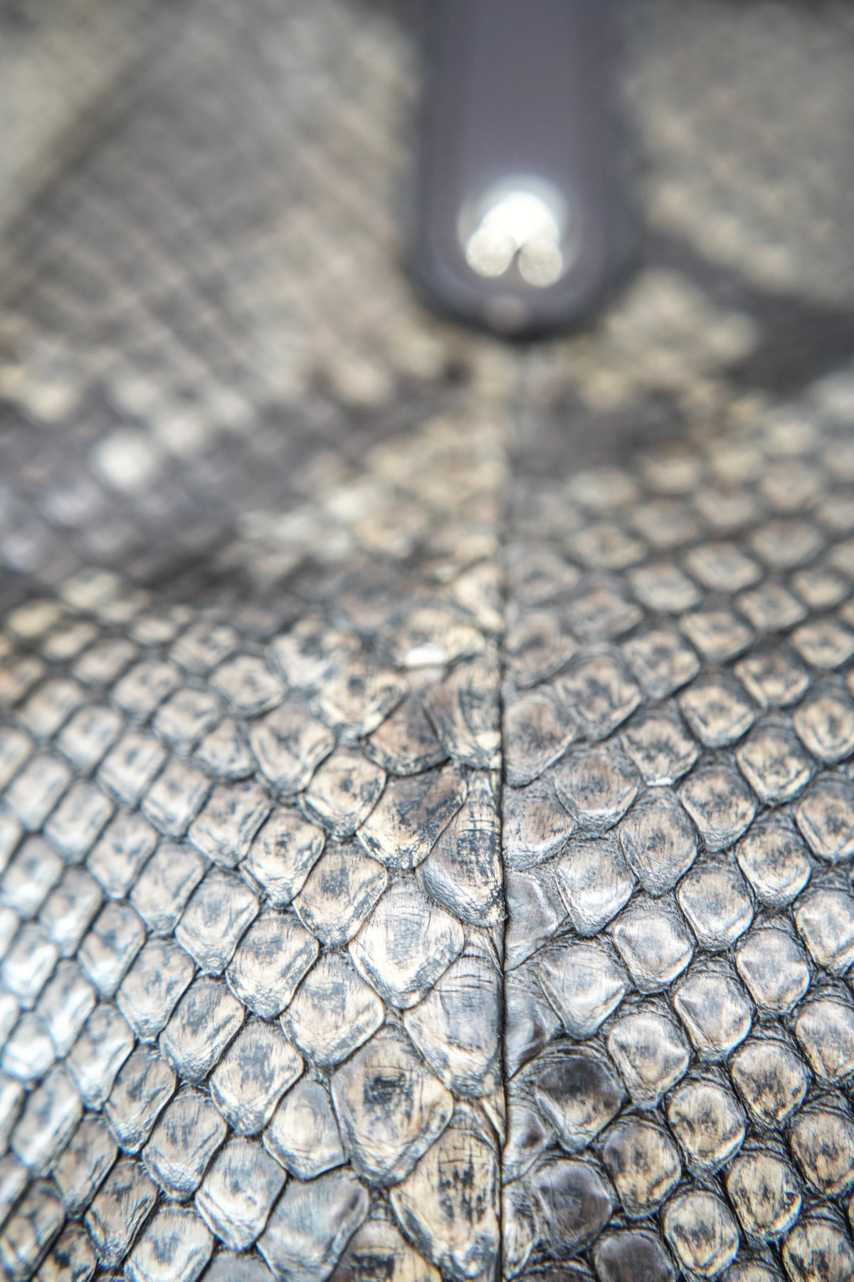 Gucci brown Python Craft tote 002123