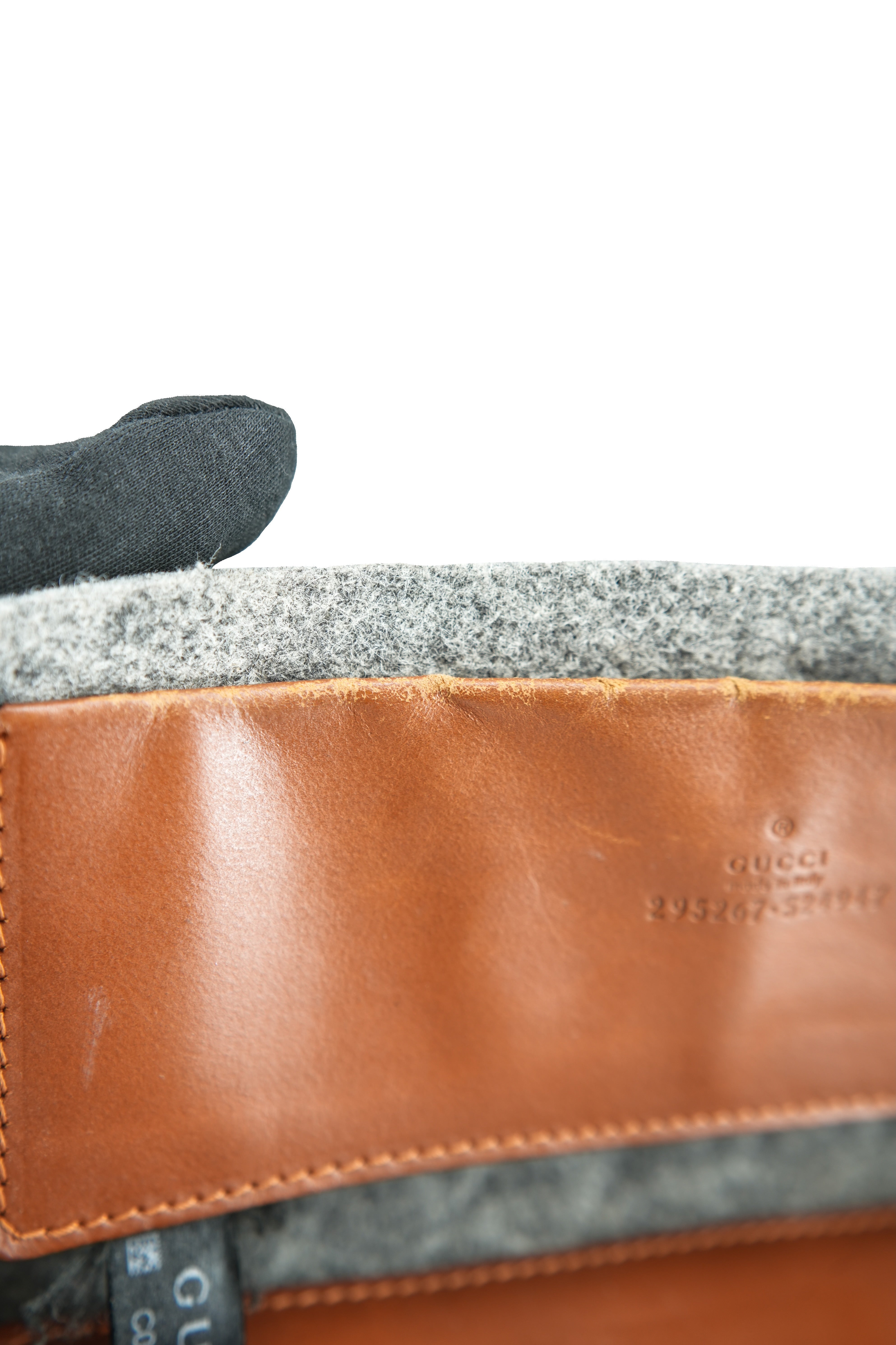 Gucci gray wool tote 295267-524947