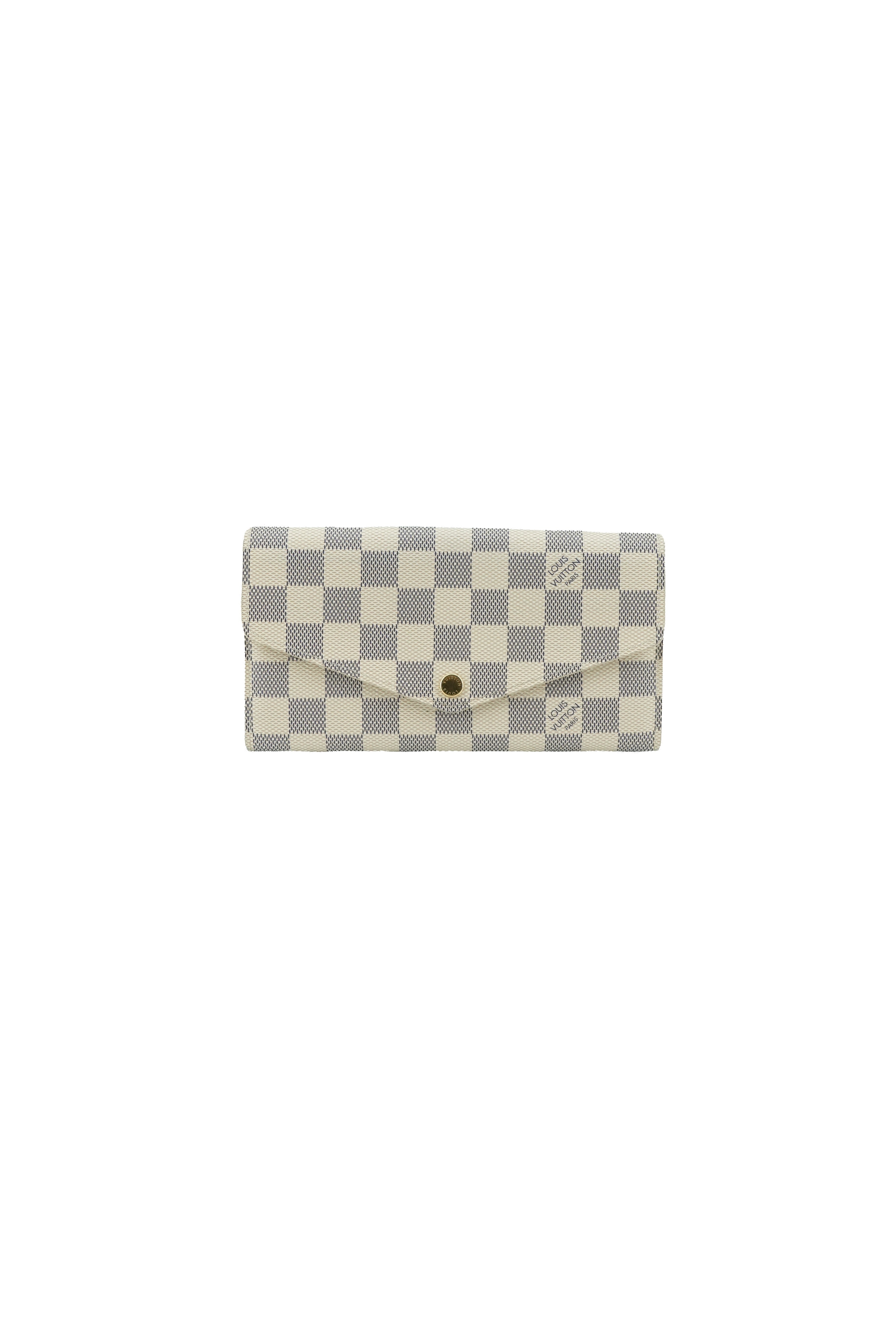 Louis Vuitton damier azur Sarah wallet NFC