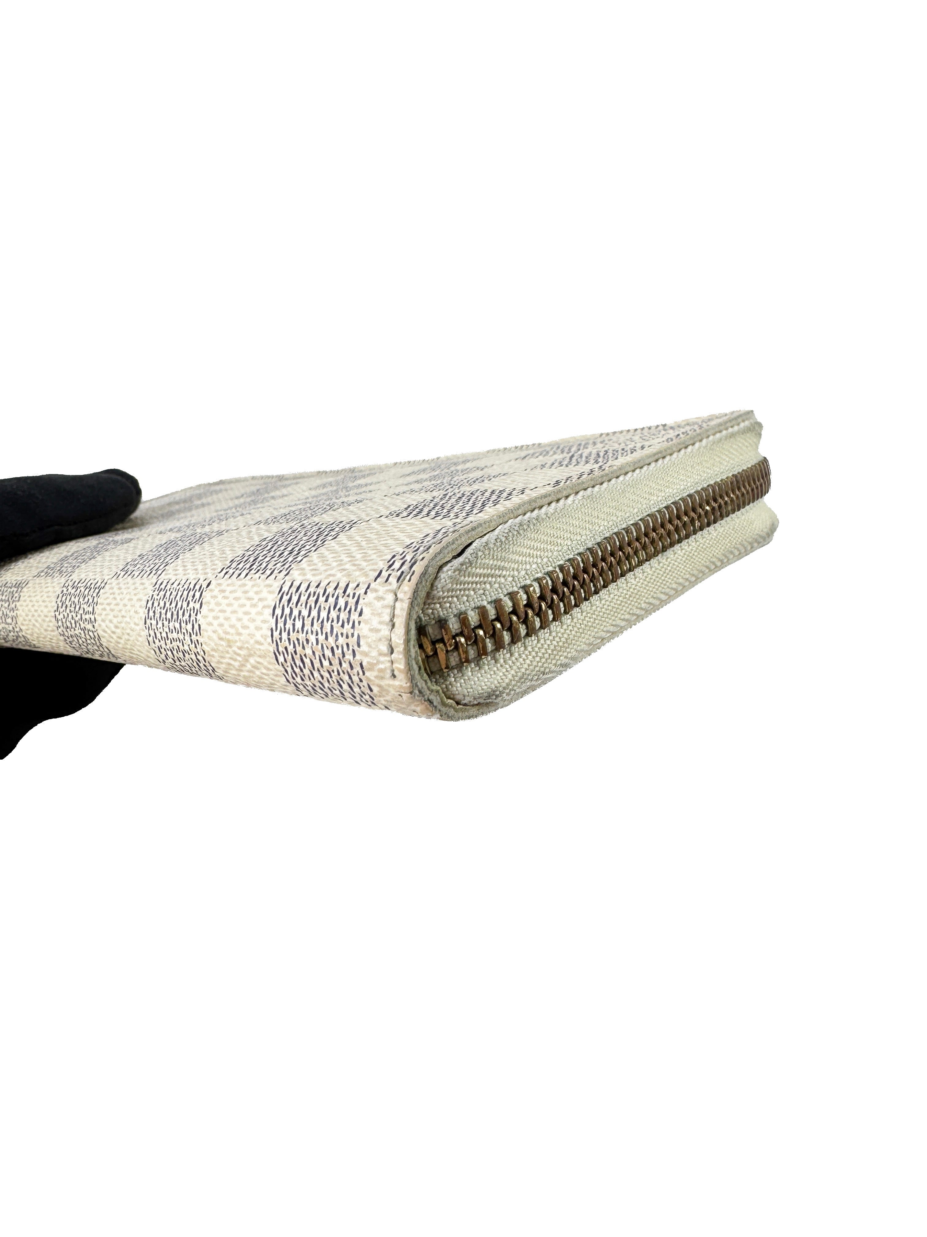 Louis Vuitton damier azur zippy wallet VI4047