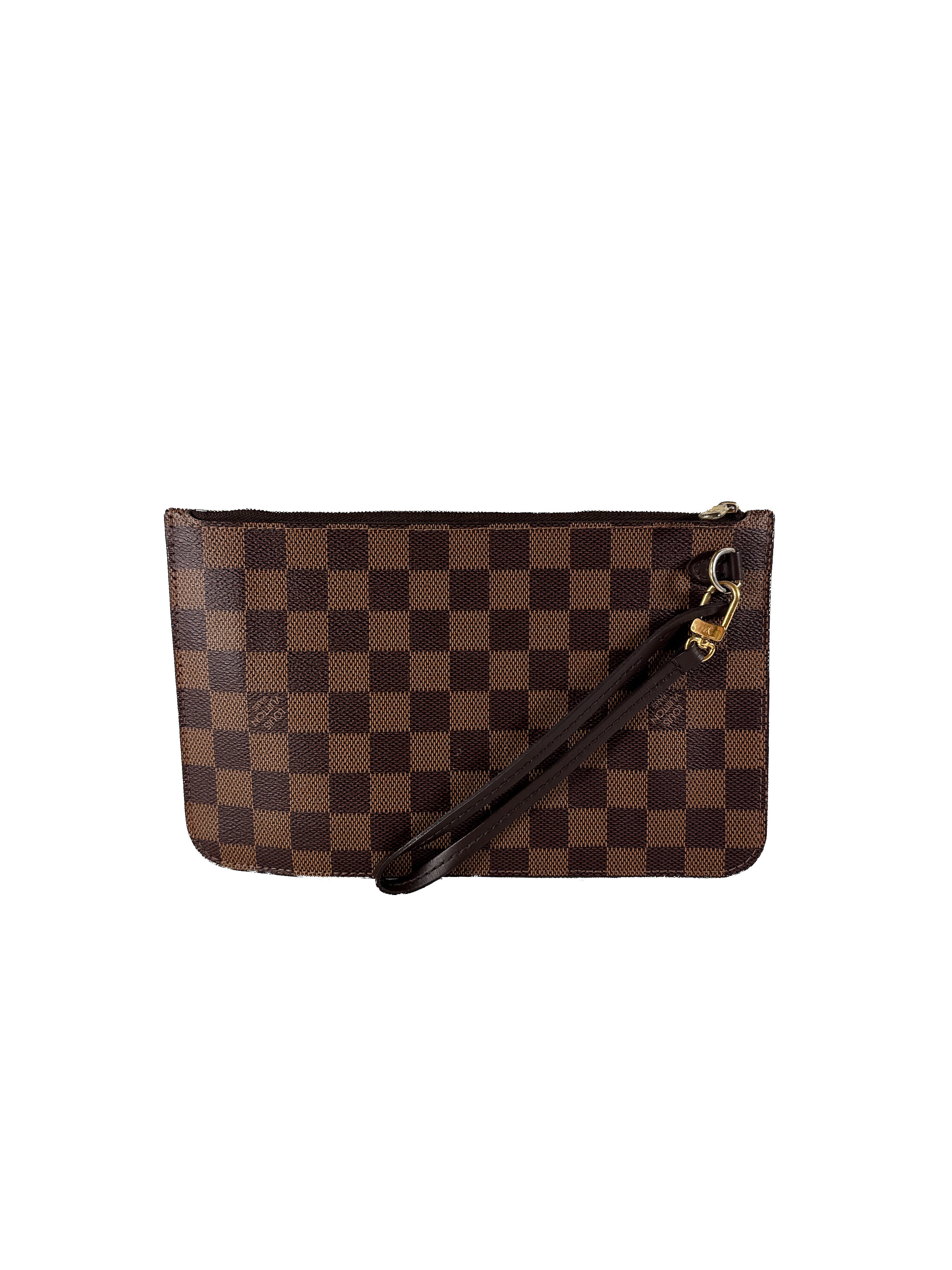 Louis Vuitton damier ebene neverfull pouch SD1169