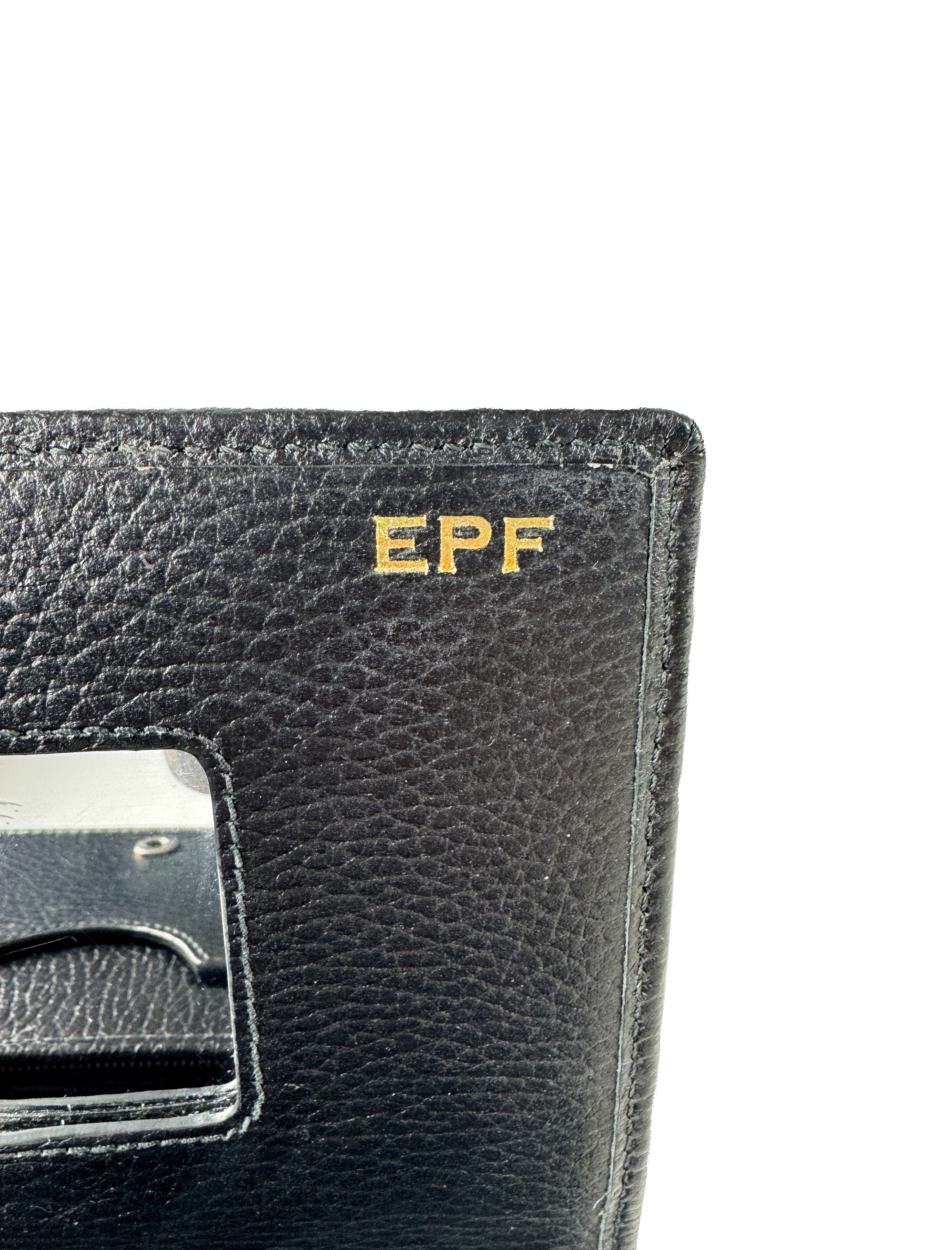 Gucci GG black Marmont leather wallet on a chain 497985-493075