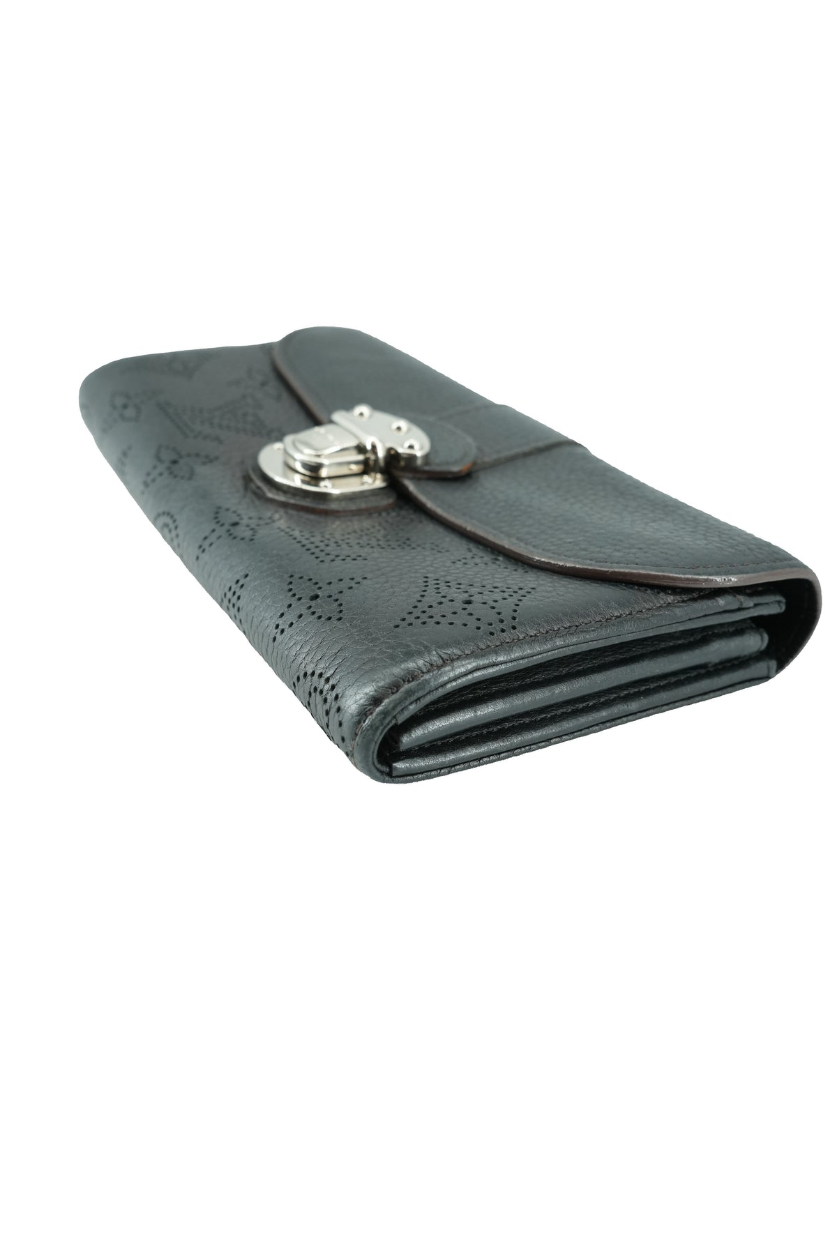 Louis Vuitton black Mahina Amelia wallet TN4164