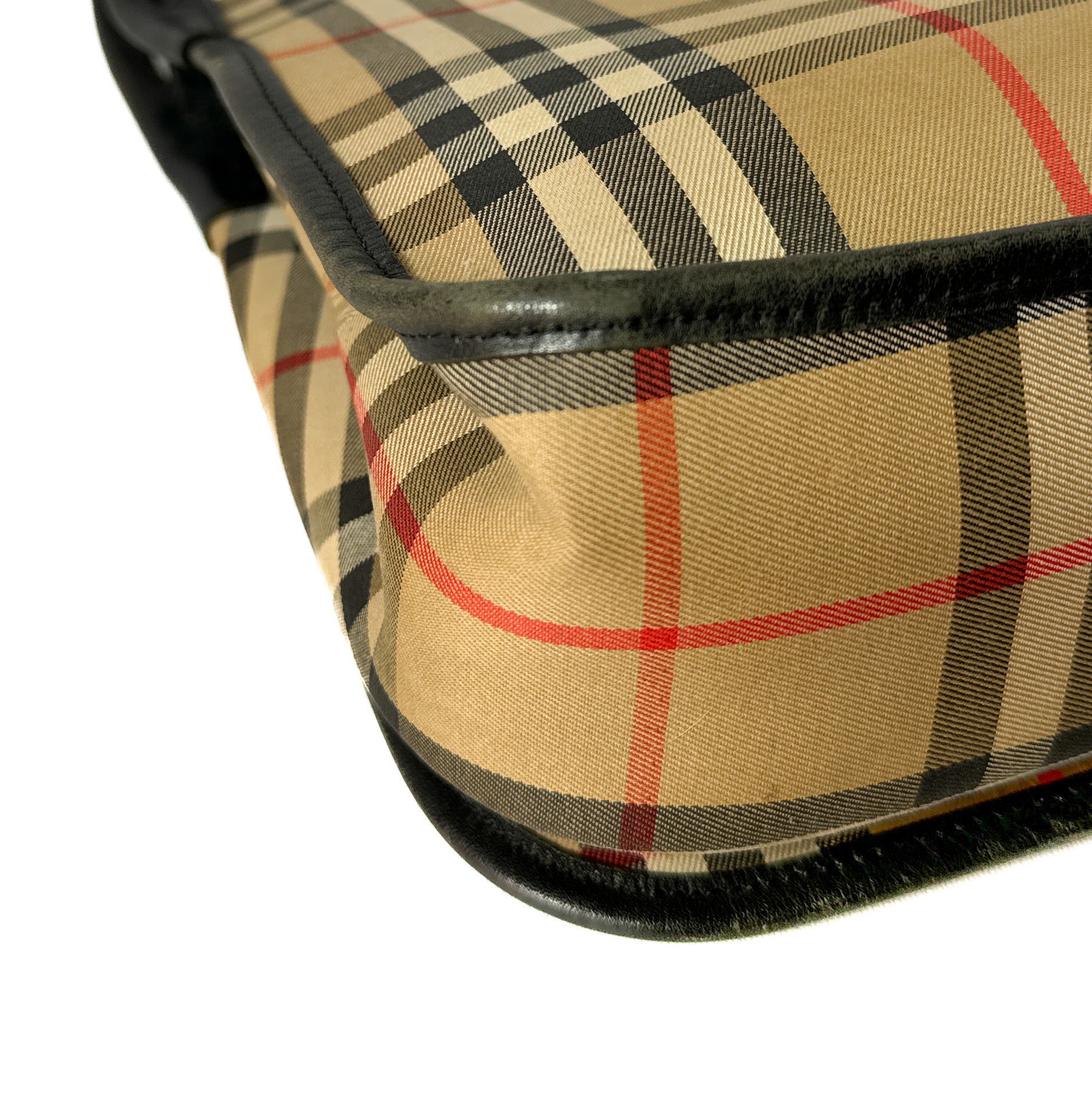 Burberrys vintage check messenger bag