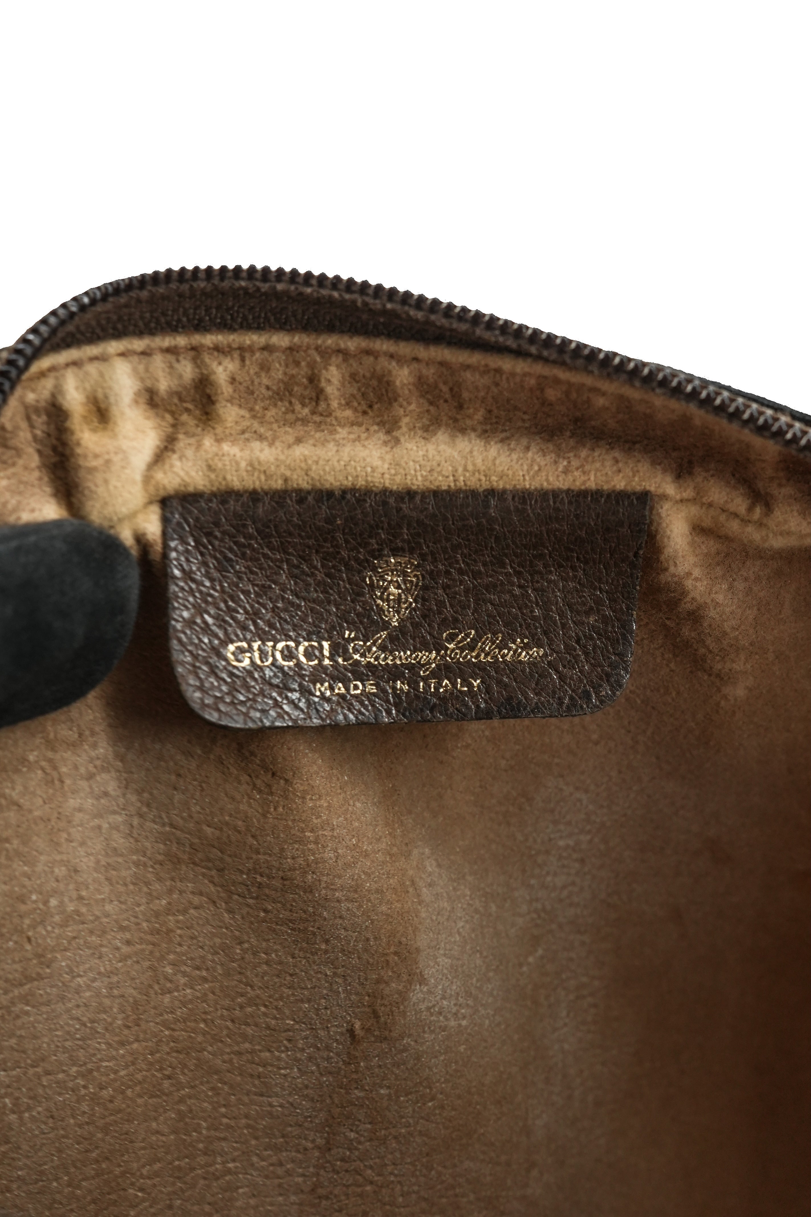 Gucci GG signature vintage Sherry line pouch 89-01-012