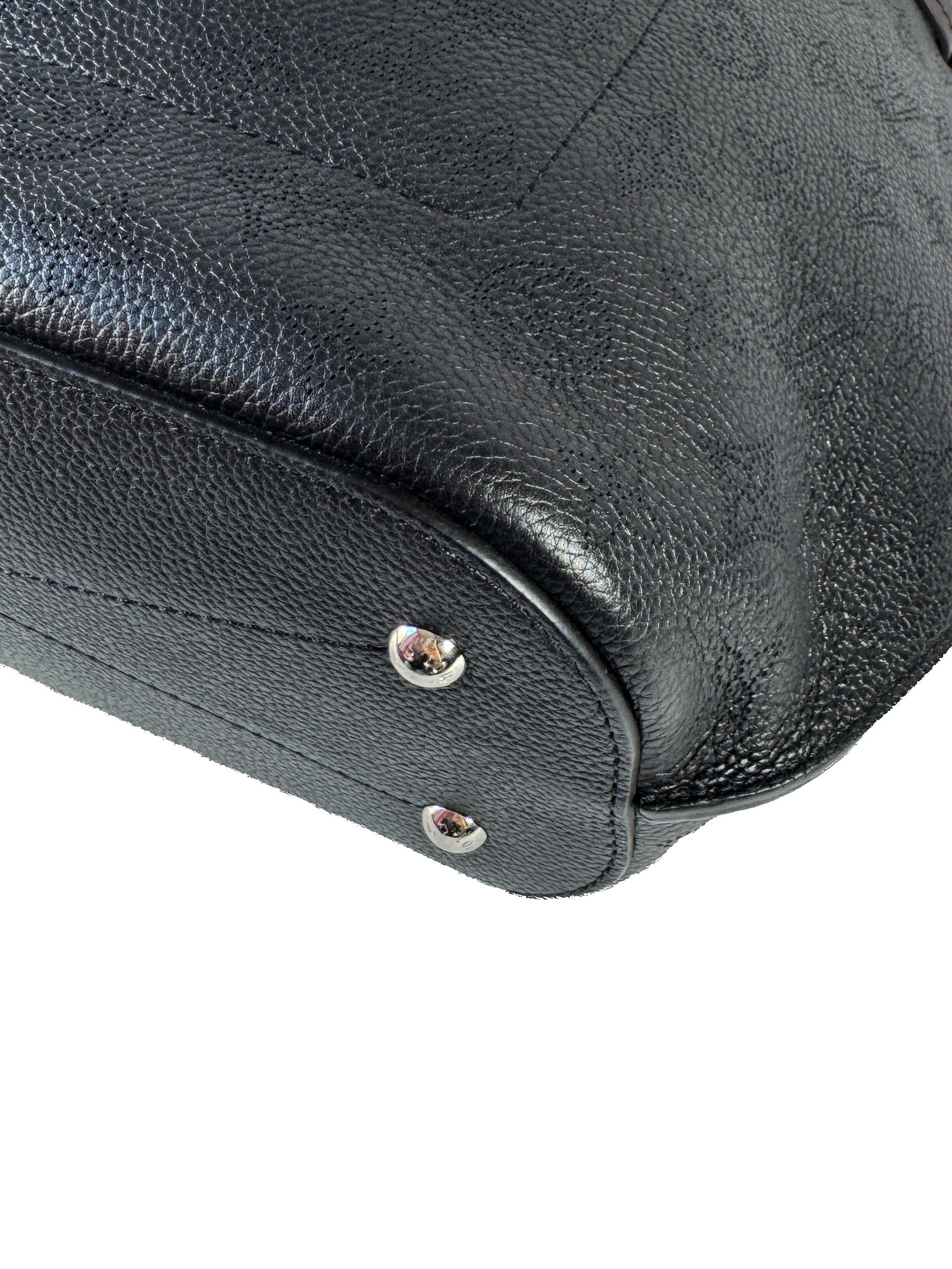 Louis Vuitton Girolata Handbag Mahina Leather black DR0147