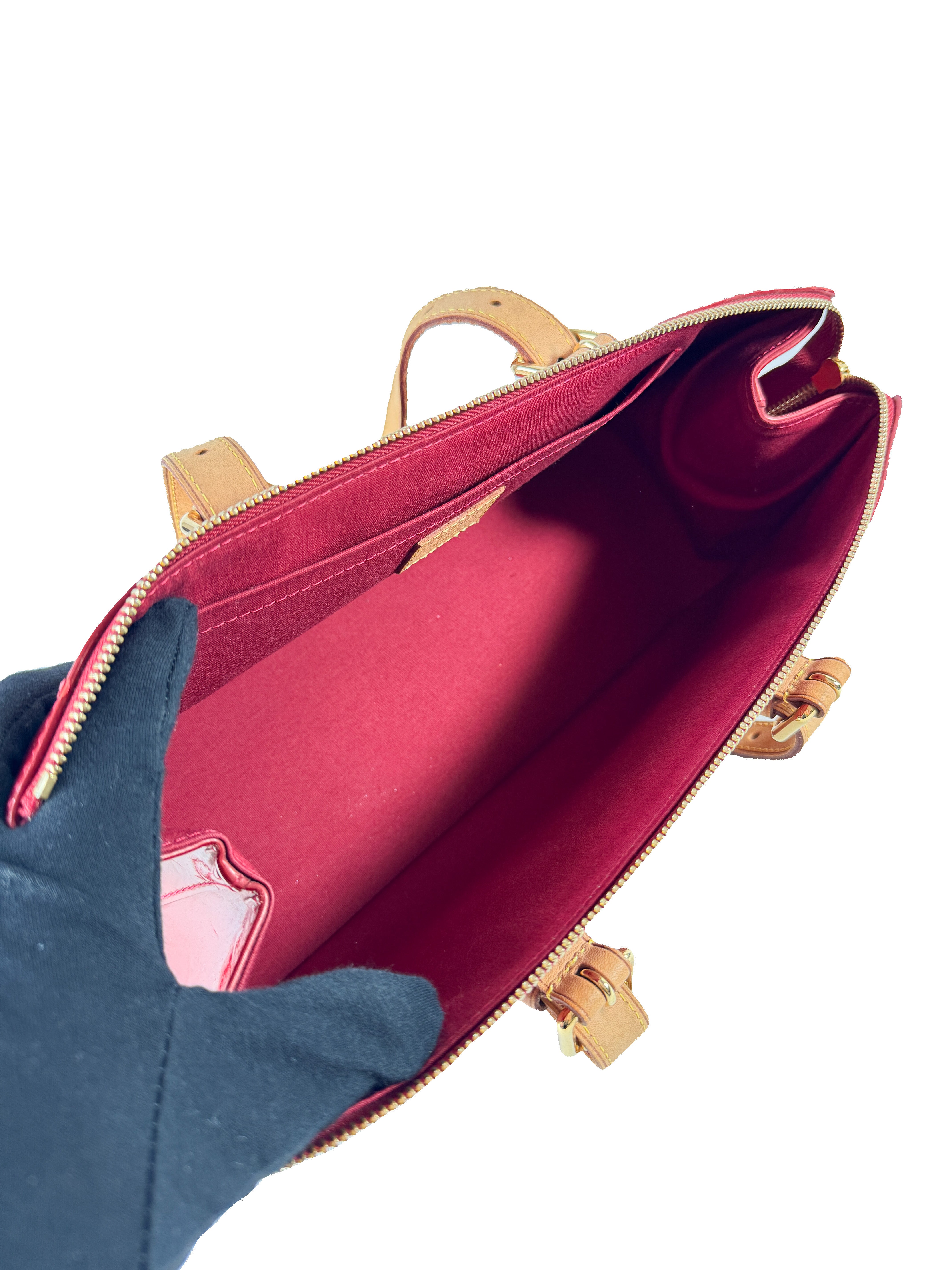 Louis Vuitton vernis Pomme d'Armour rosewood ave FL2029