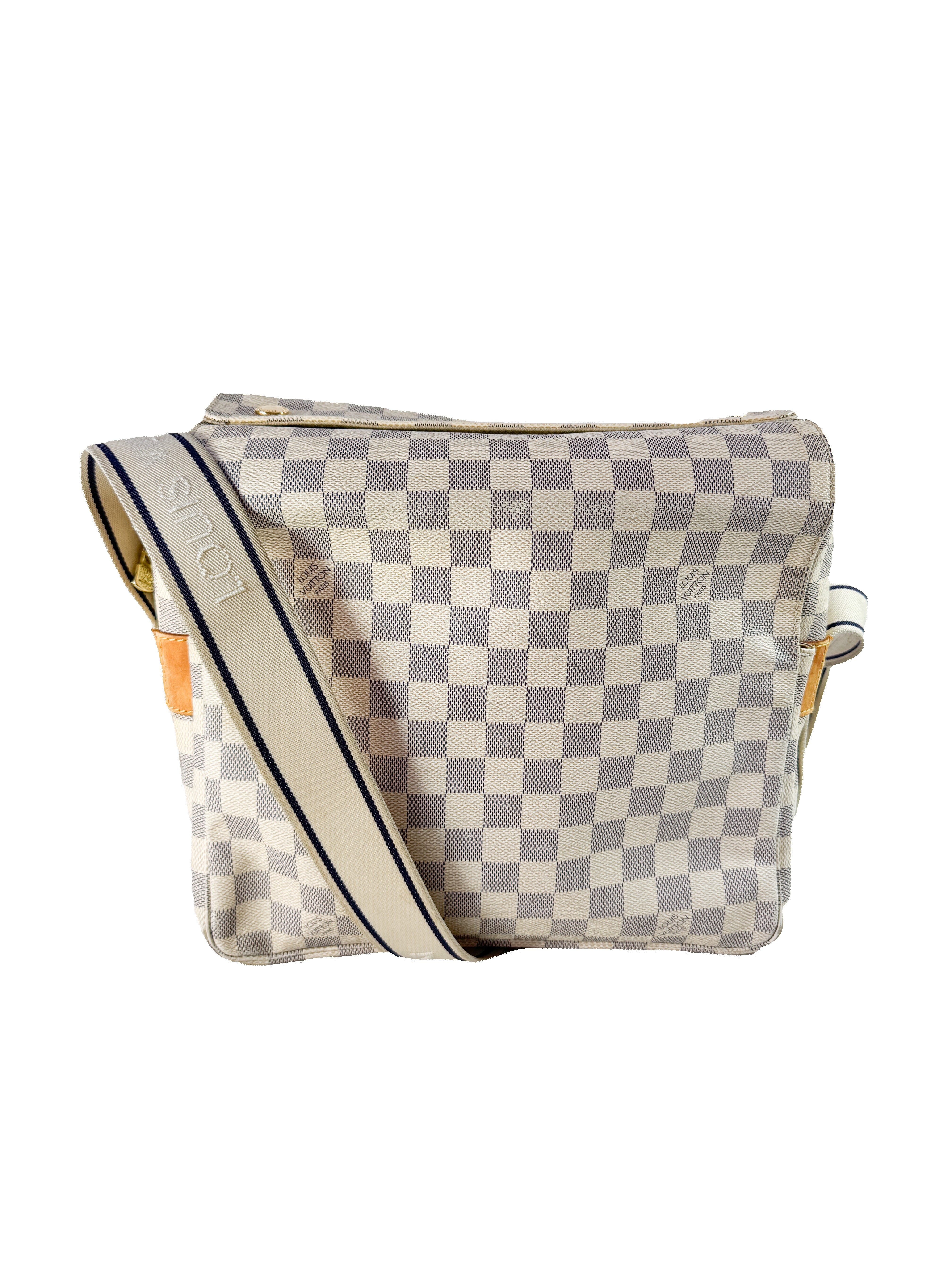 Louis Vuitton damier azur naviglio bag SR1077