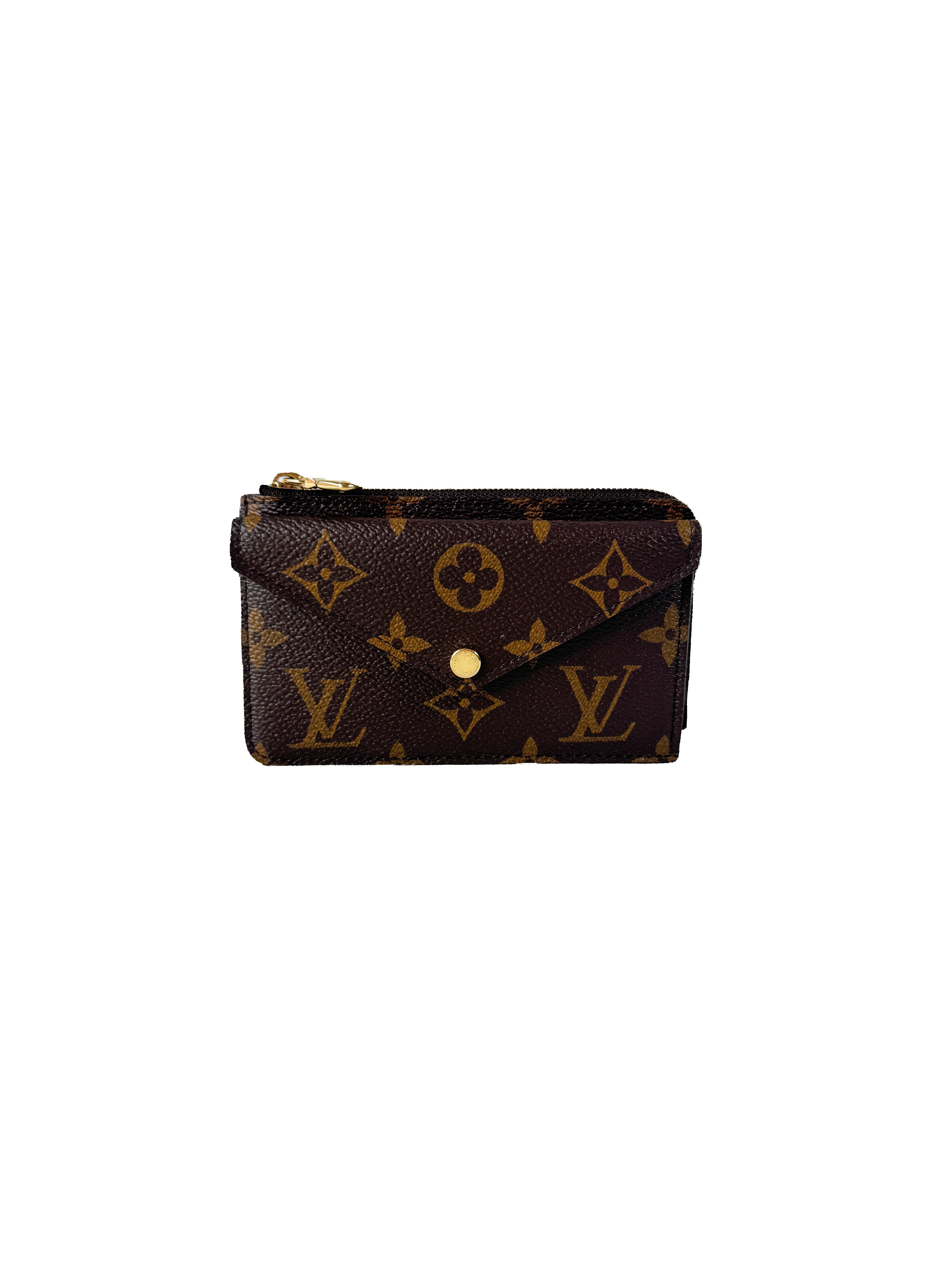 Louis Vuitton monogram Recto Versa card holder black (NFC) retail $660