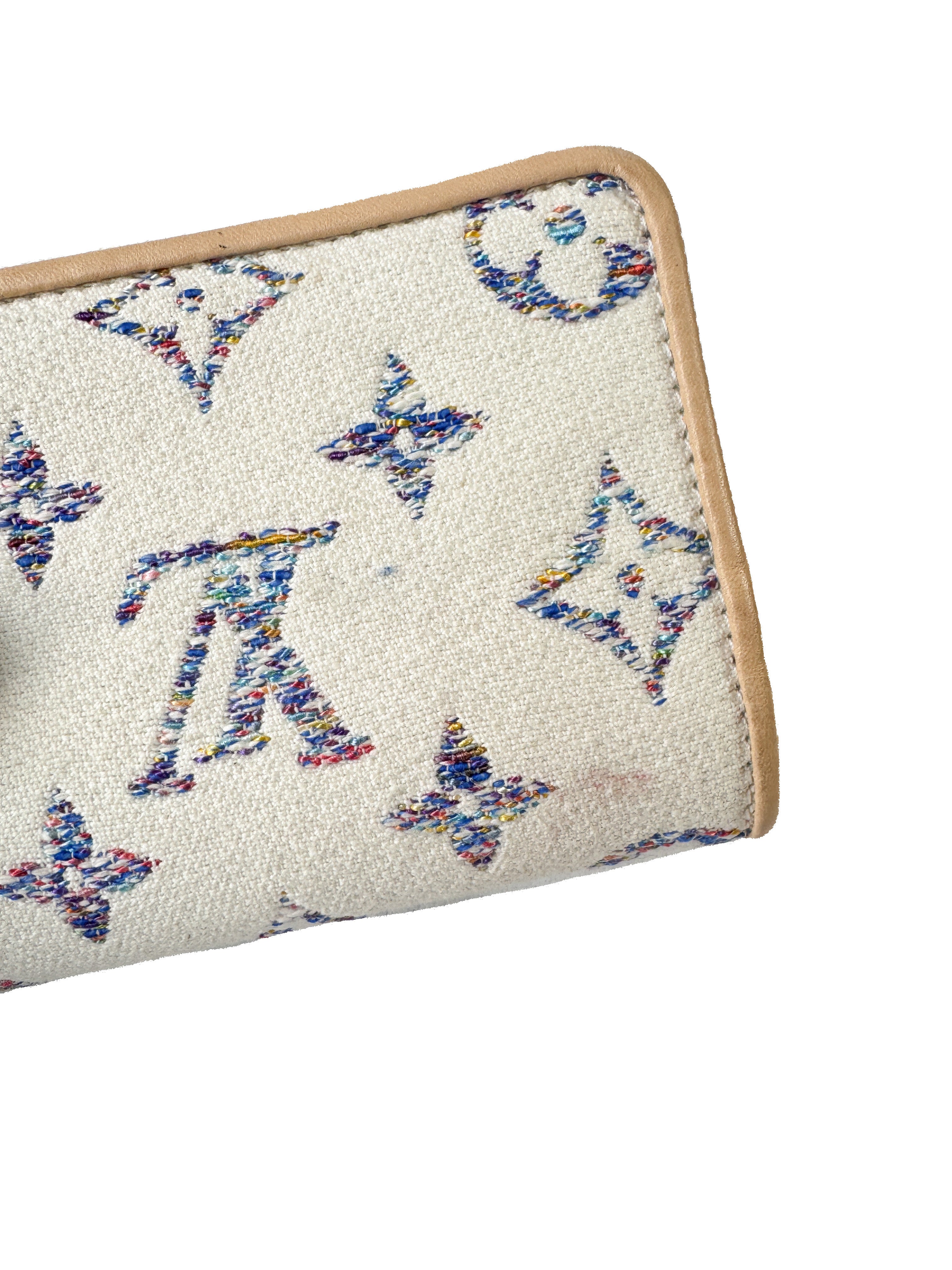 Louis Vuitton monogram Jacquard Portefeuille Lou wallet