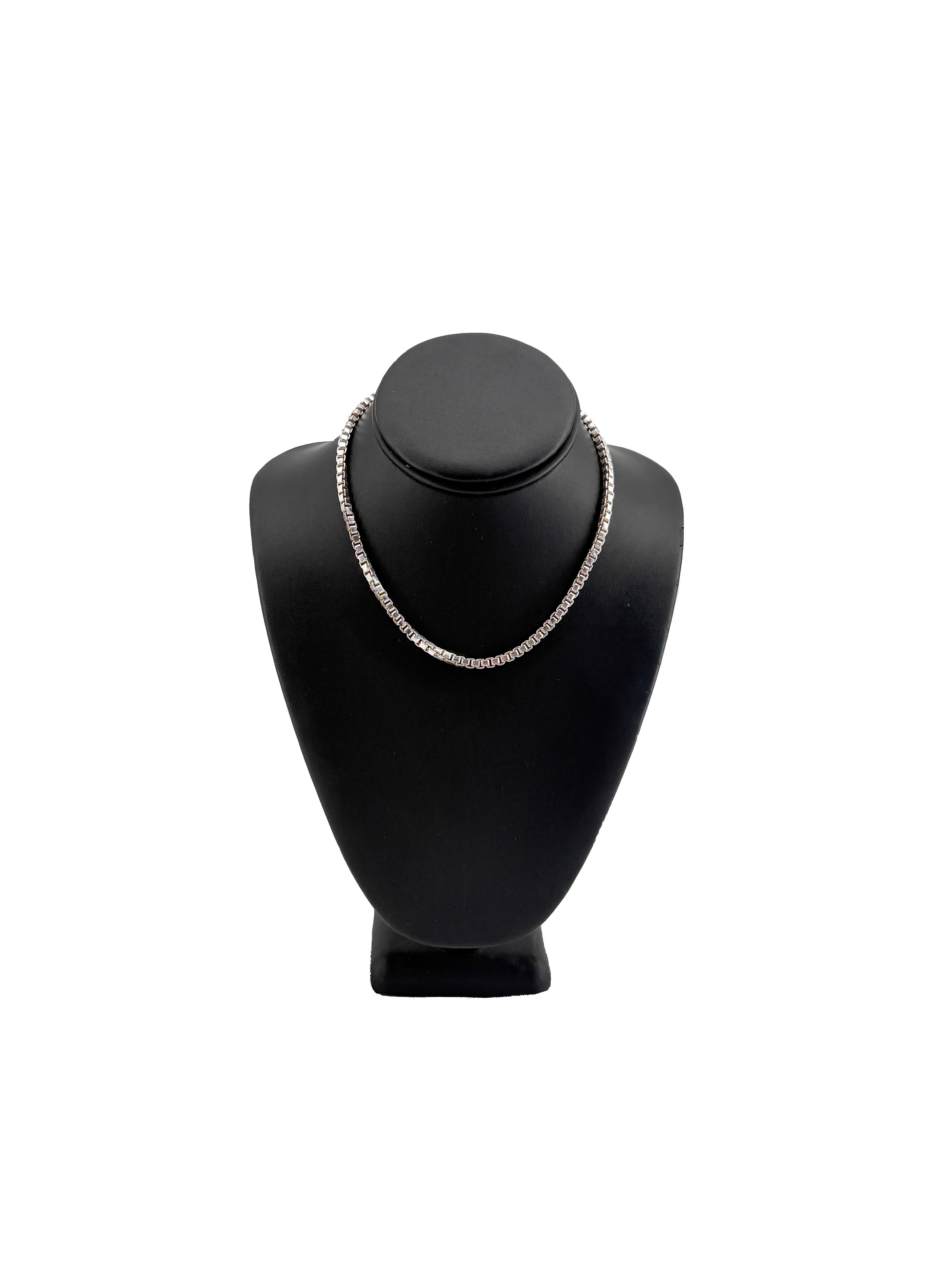 Tiffany & Co sterling silver Venetian link necklace