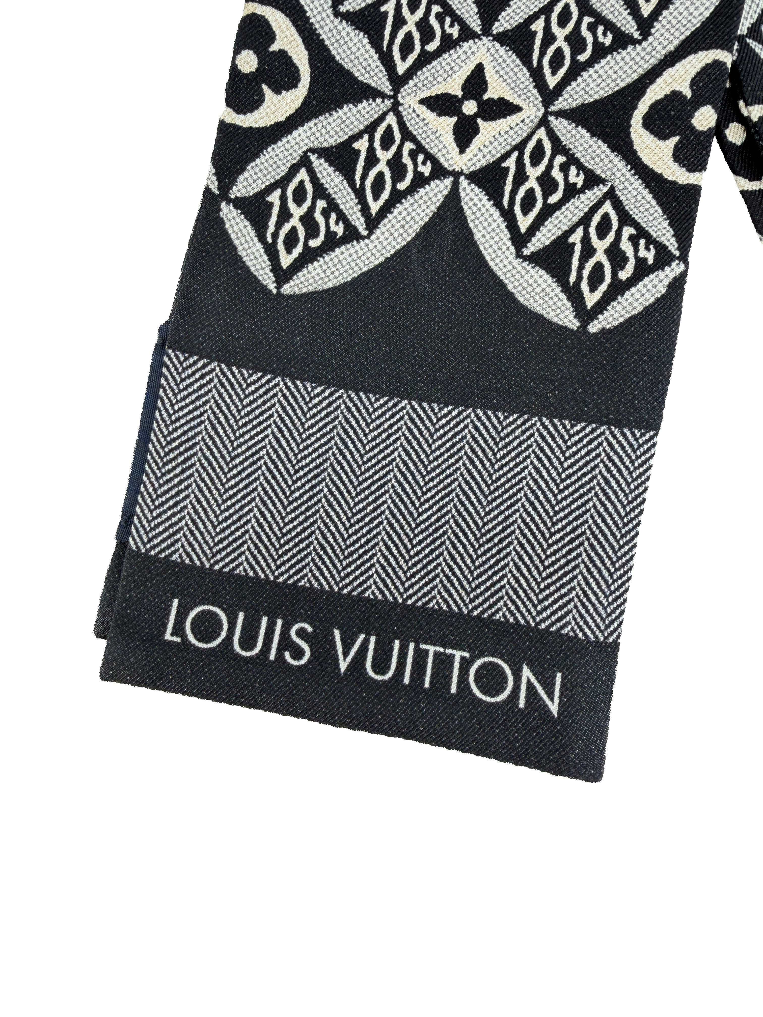 Louis Vuitton black since 1854 mnoogram bandeau