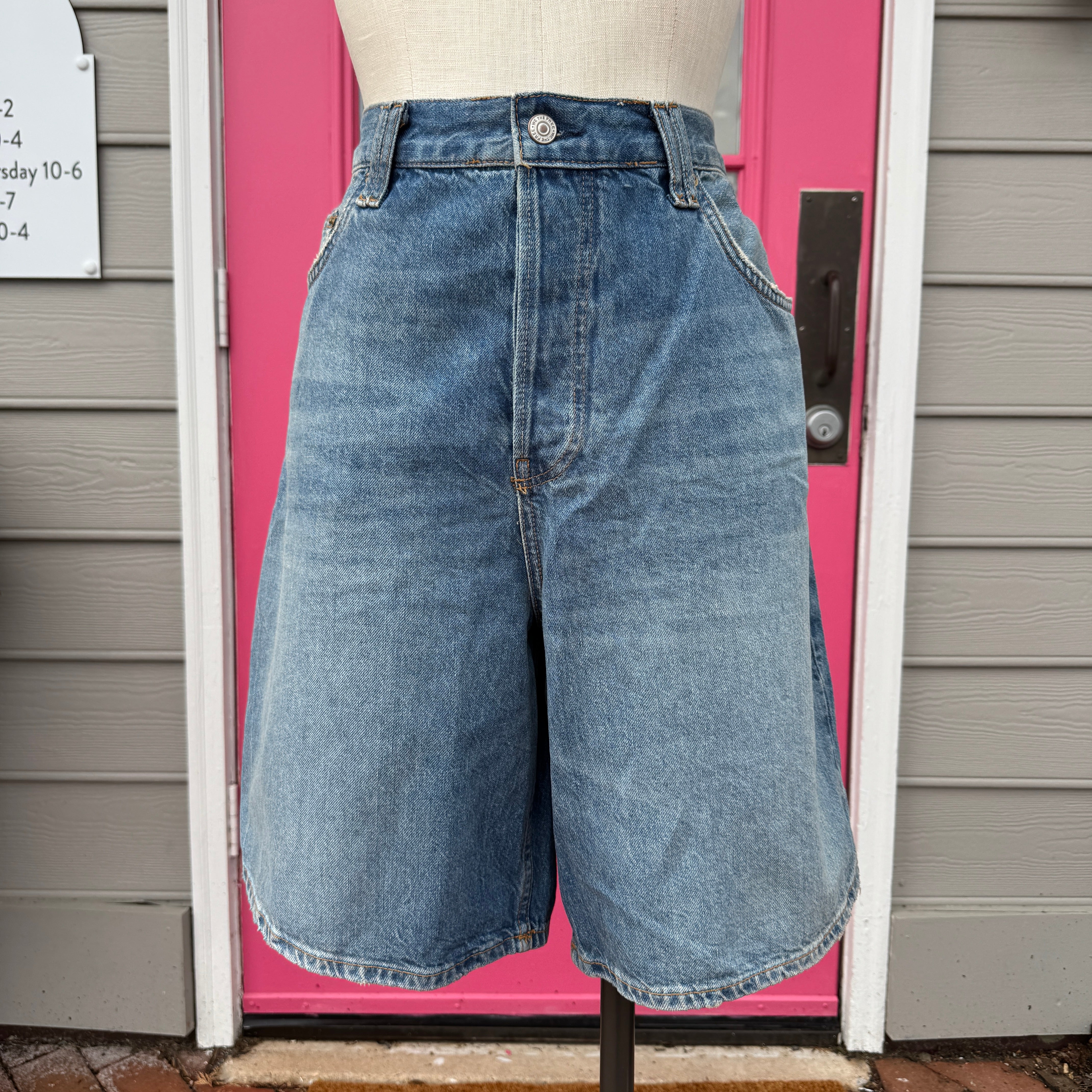 We the Free denim Montana shorts size 16 NWT