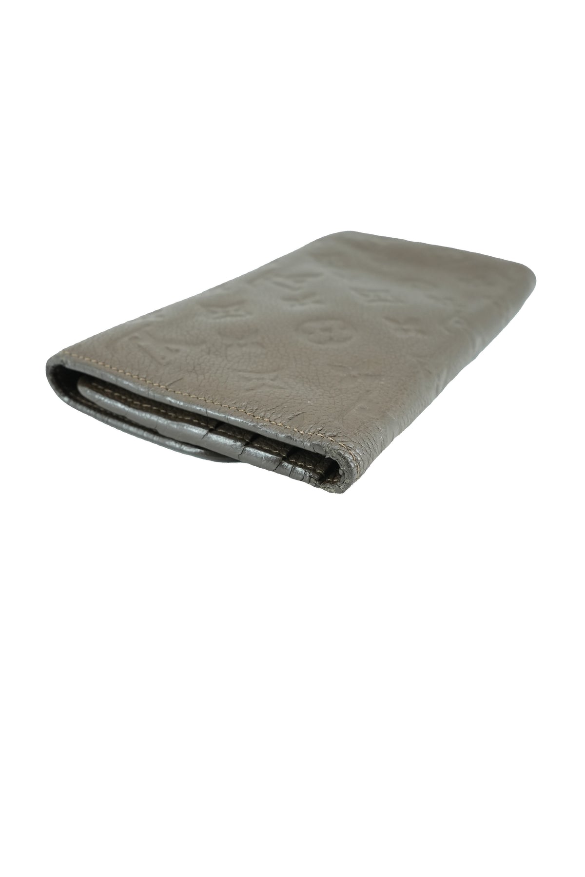 Louis Vuitton brown empreinte Portefeuille Virtuose long wallet CA1141
