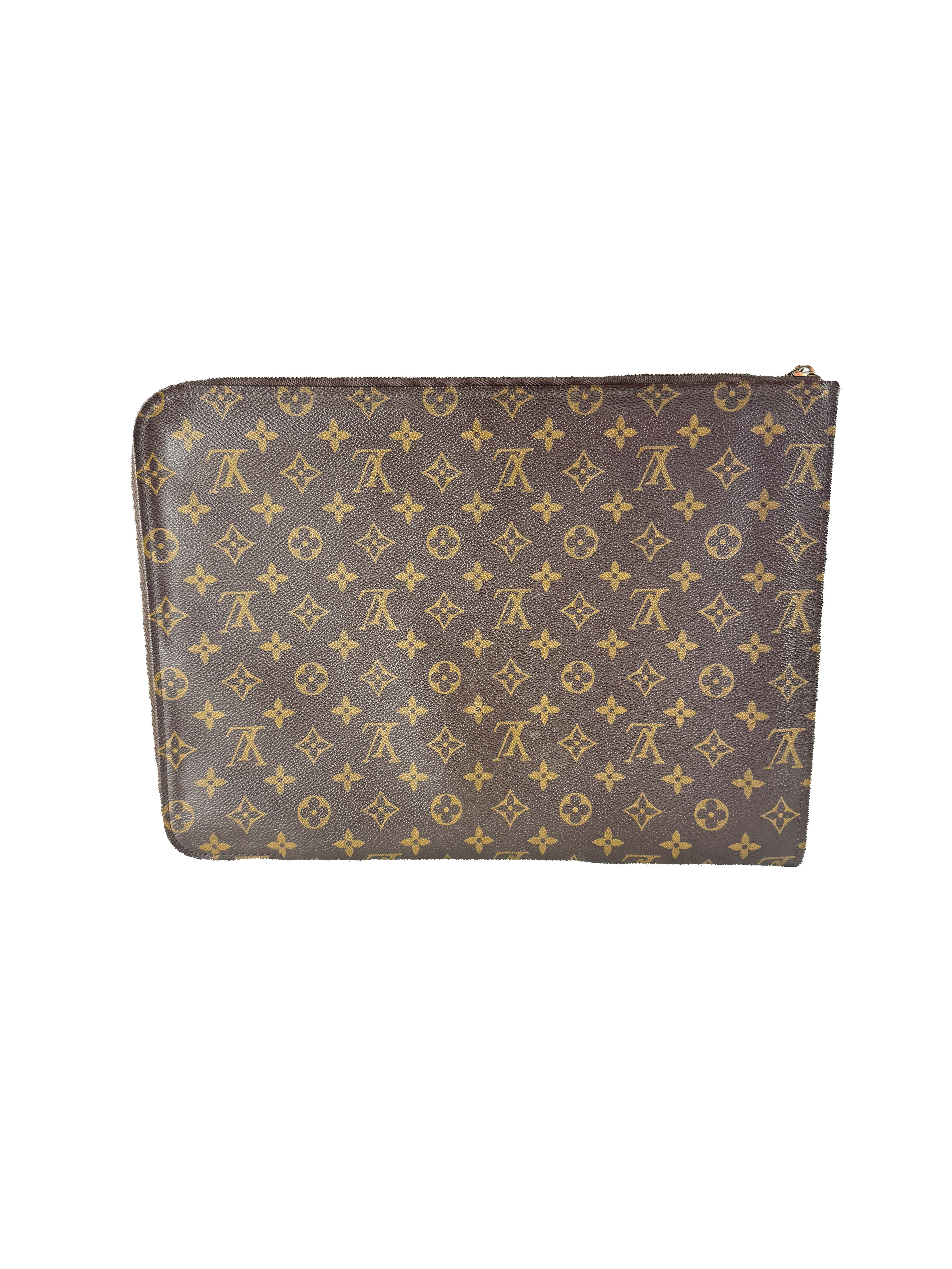 Louis Vuitton monogram vintage porte documents case TH0994