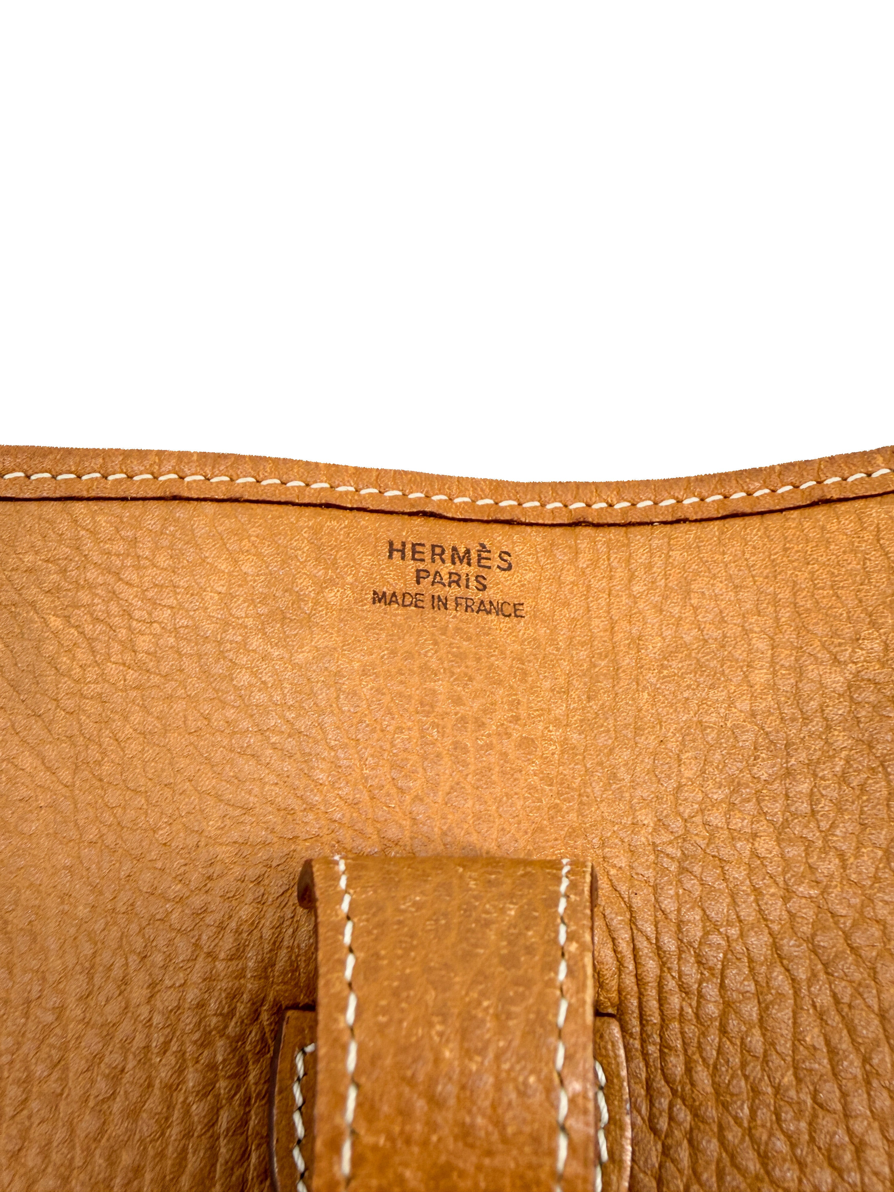 Hermès brown Evelyne 1 PM square B