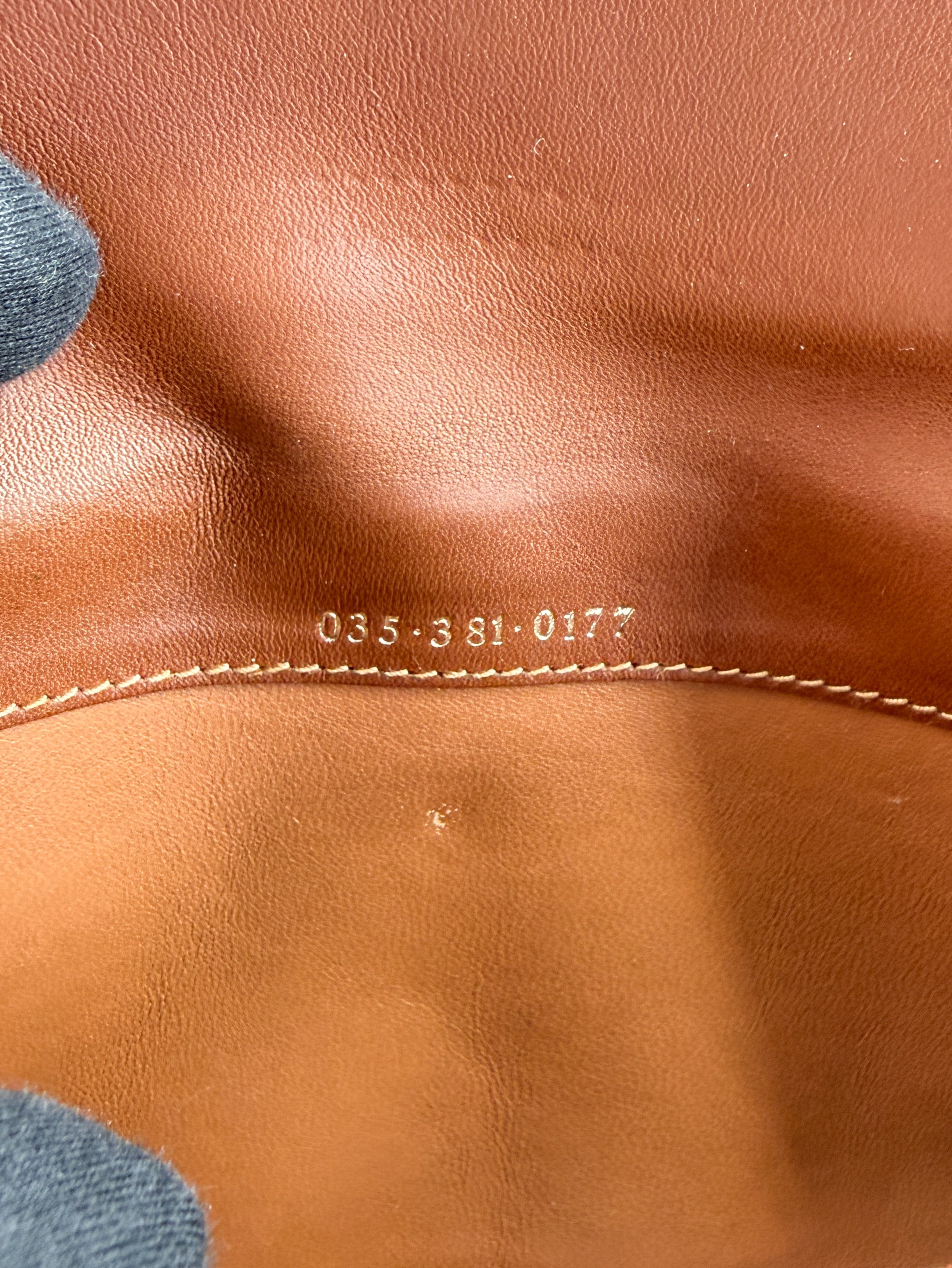 Gucci vintage brown Micro GG wallet 035-381-0177