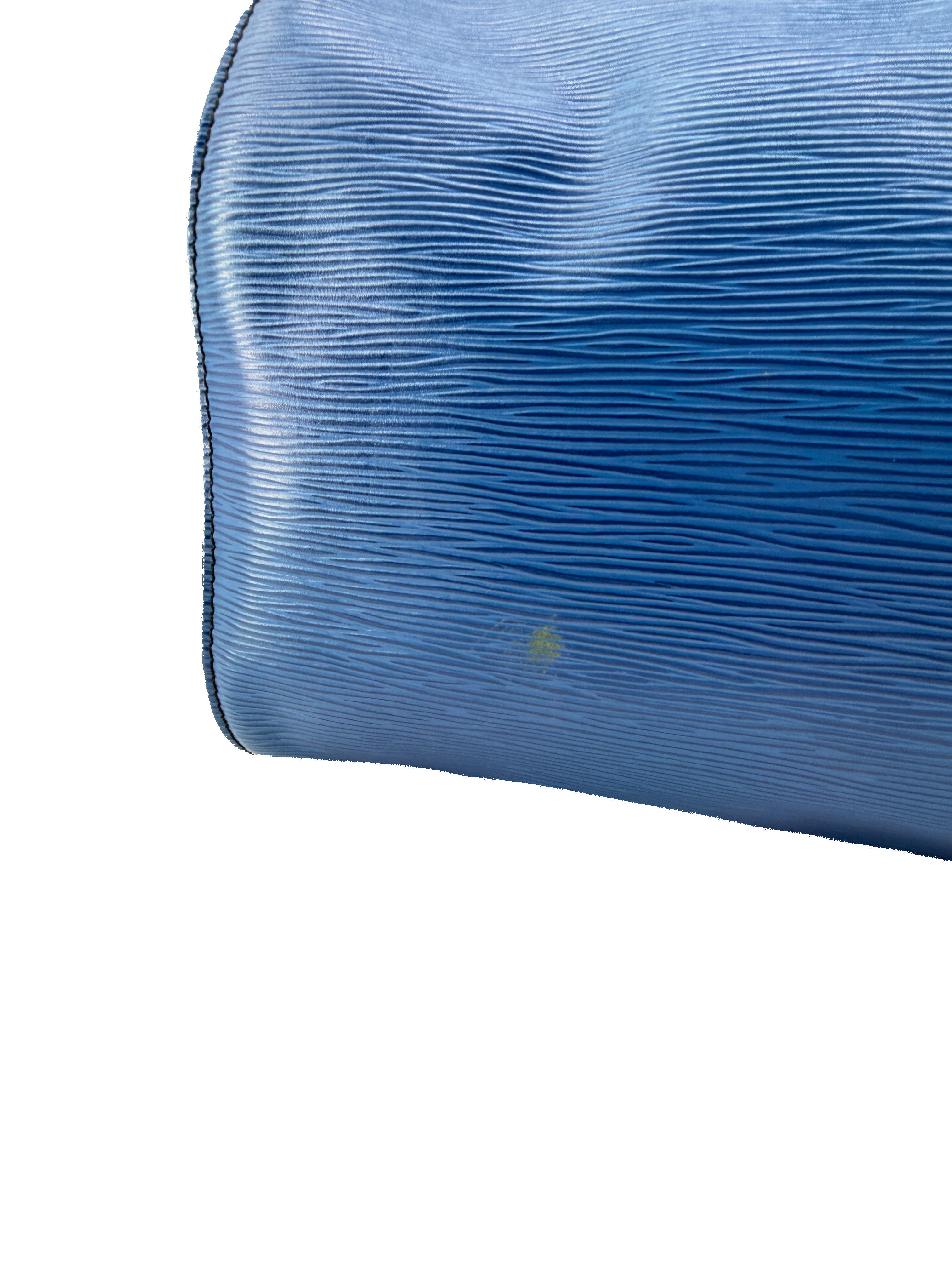 Louis Vuitton epi Speedy 35 toledo blue VI0911