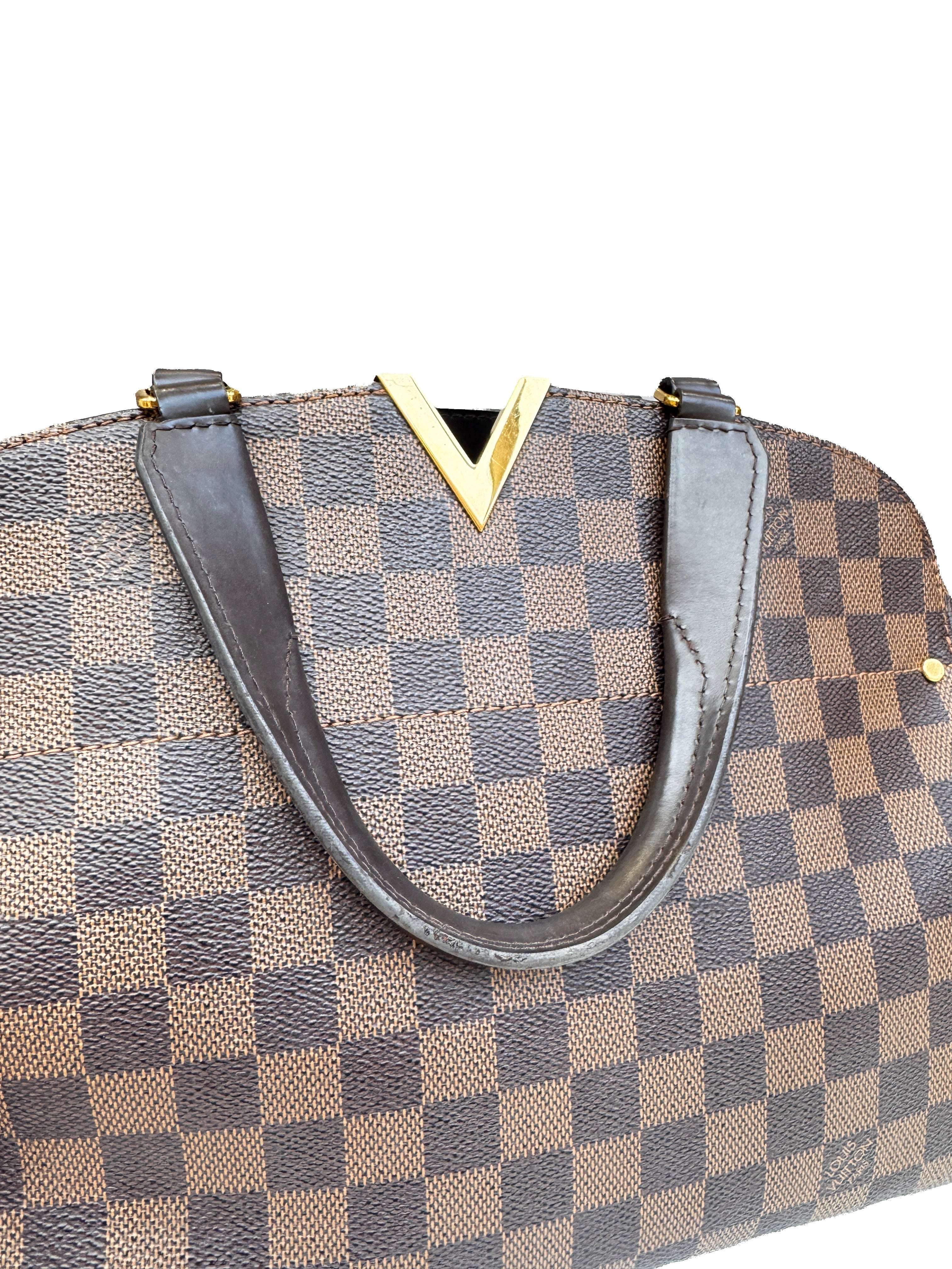 Louis Vuitton damier ebene Kensington bowling bag TJ0128