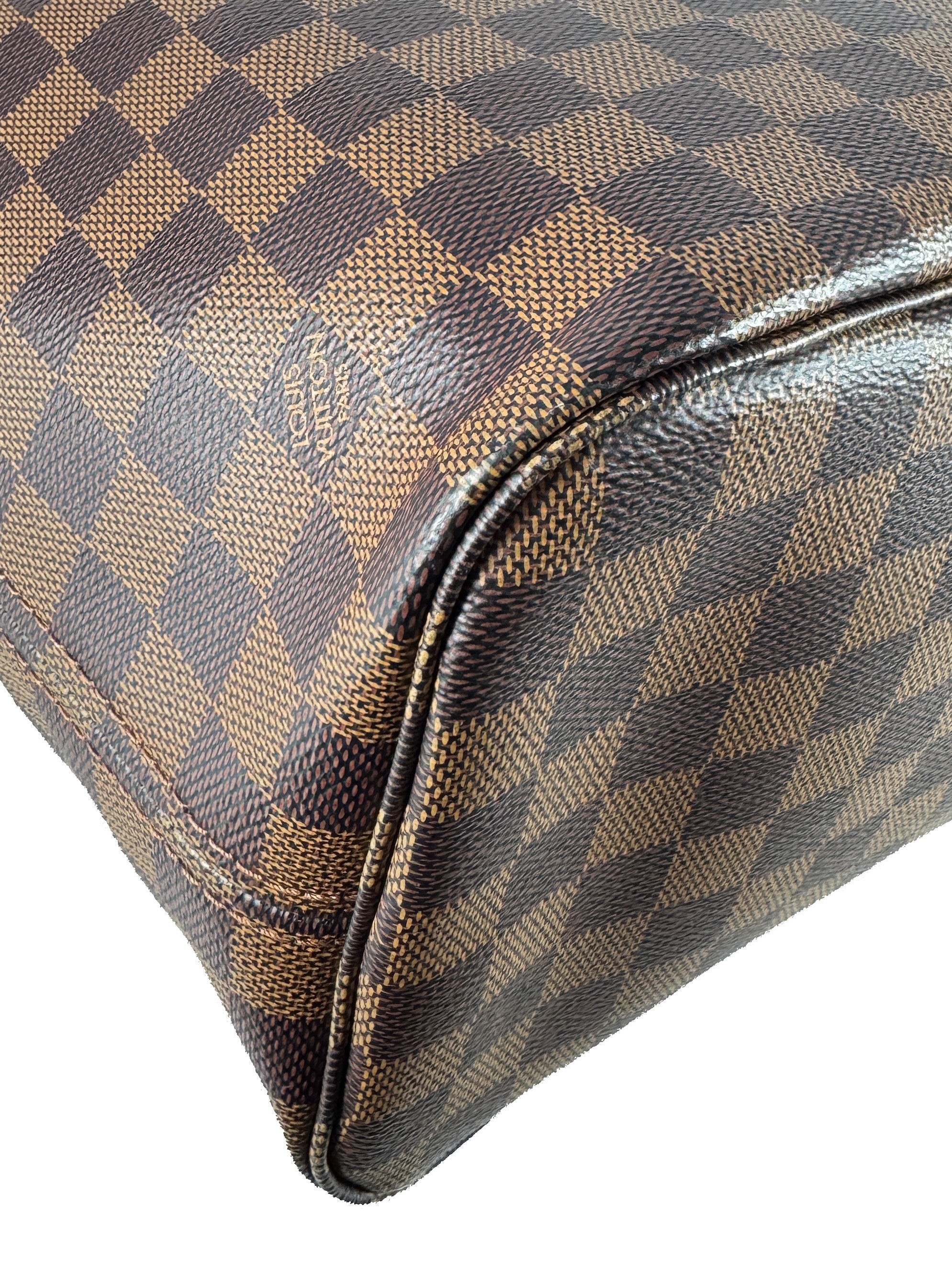 Louis Vuitton damier ebene Neverfull MM w/pouch SD4200