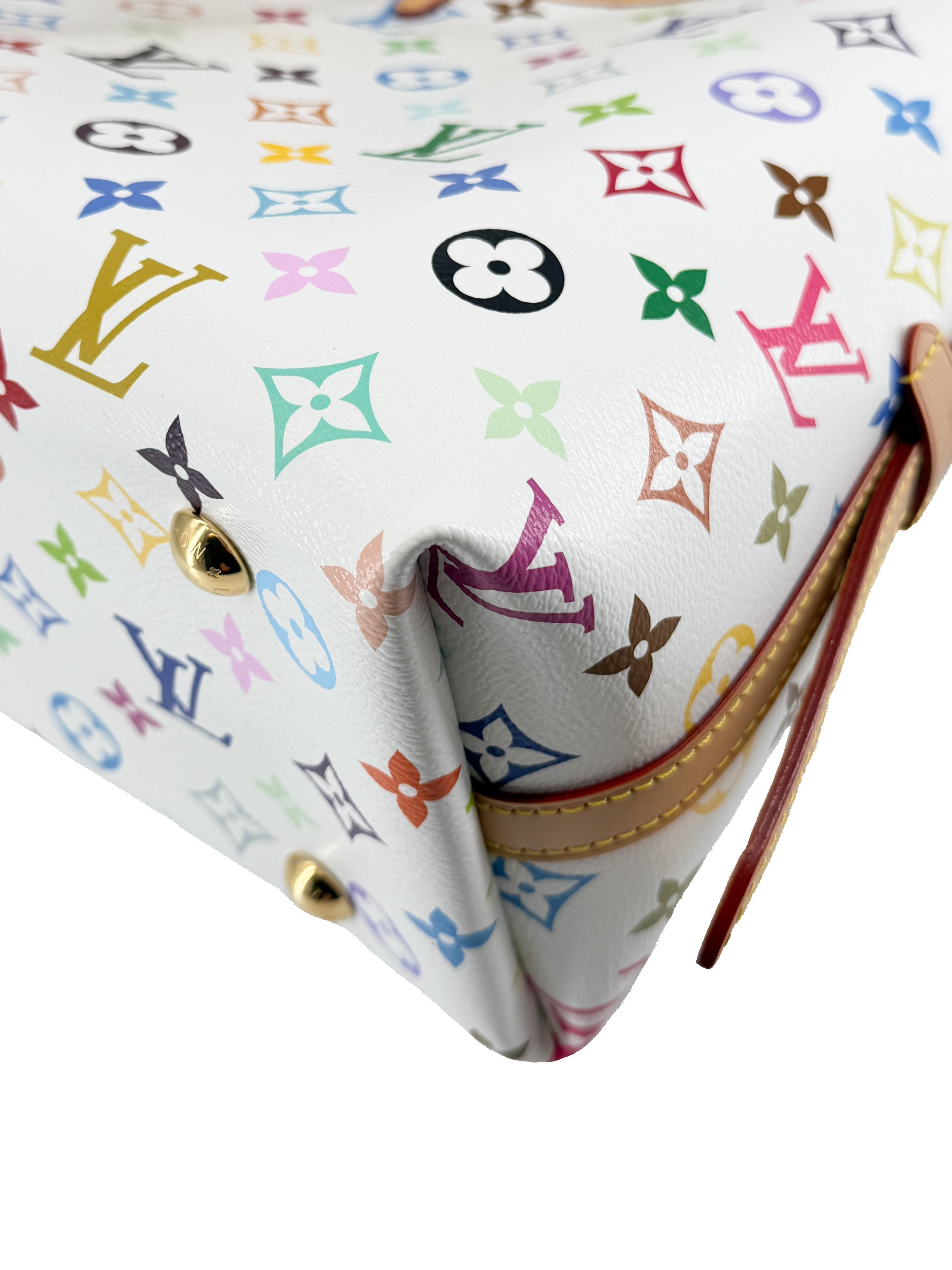 Louis Vuitton x TM white multicolor carryall NFC