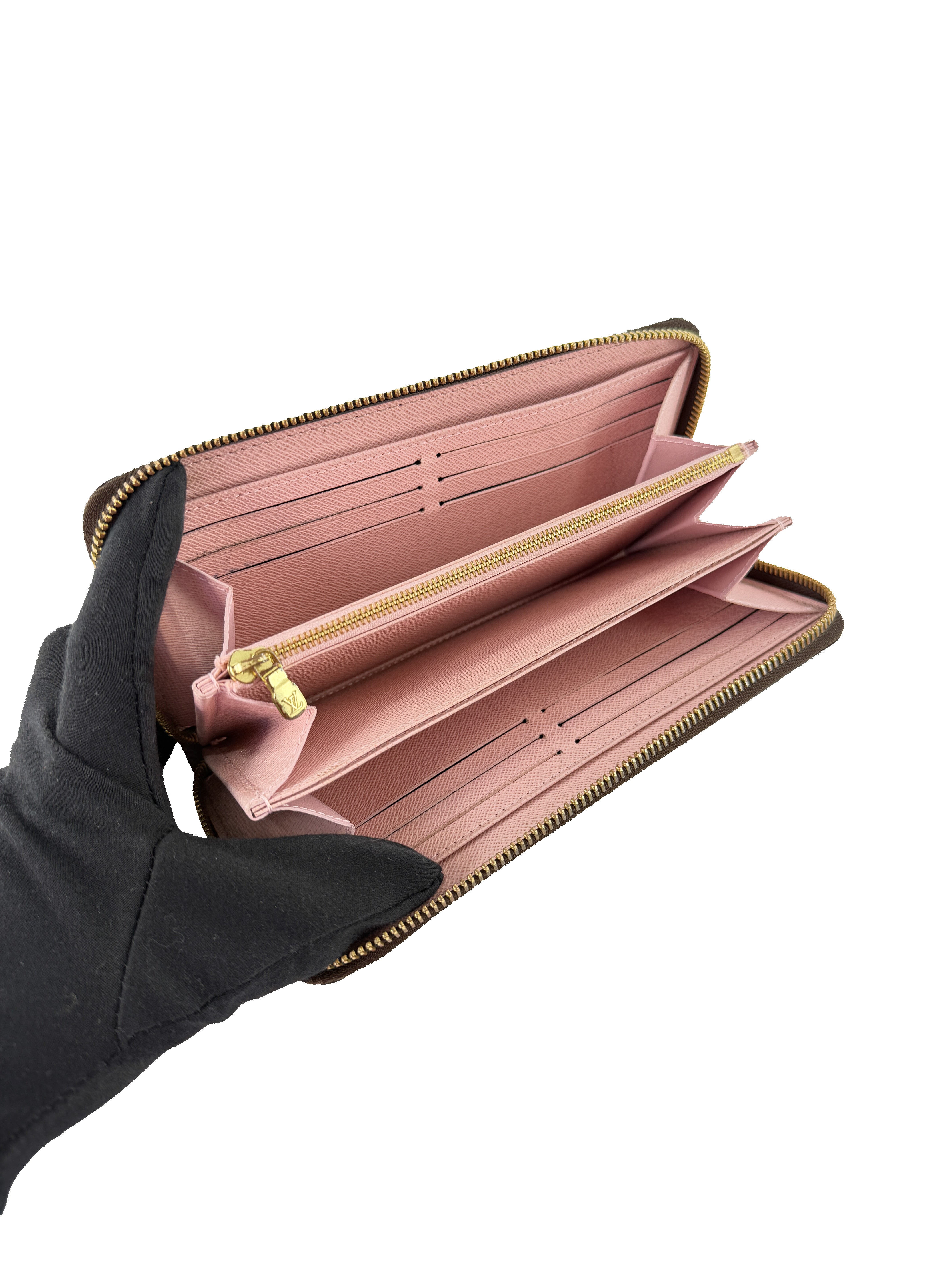 Louis Vuitton damier ebene zippy wallet GI2119