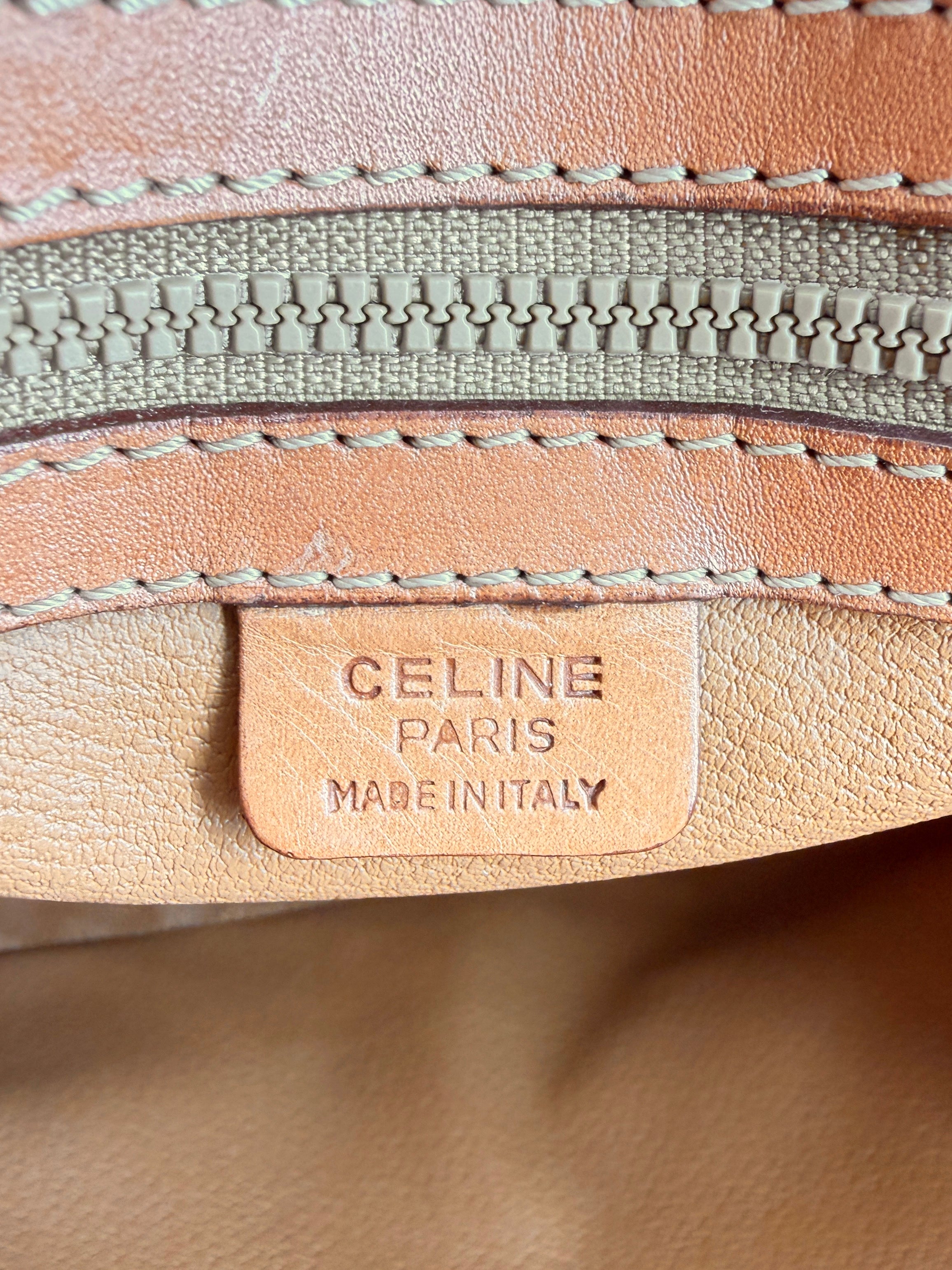 Celine brown vintage Macadam tote DM94
