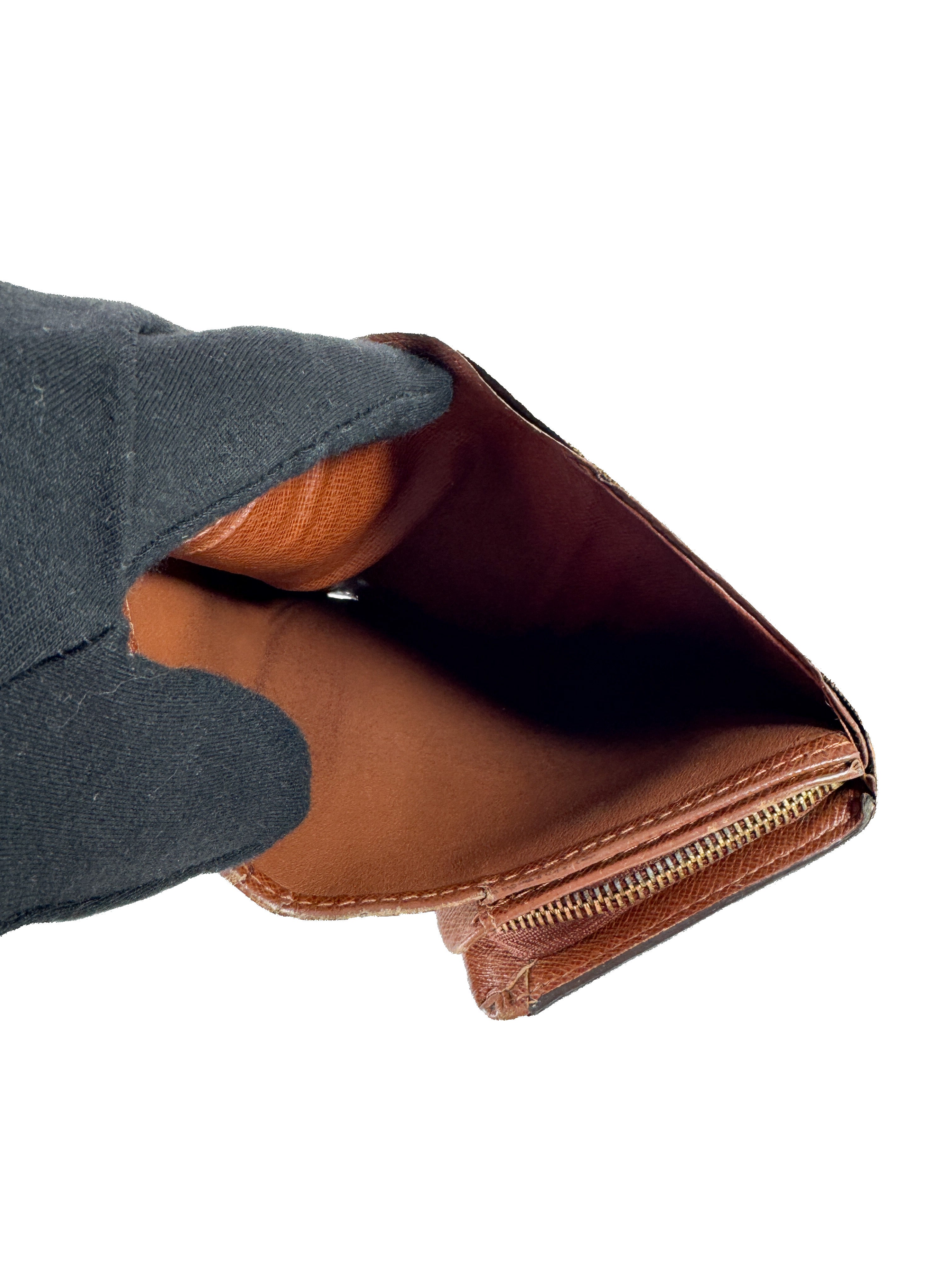 Louis Vuitton monogram Porte Monnaie Billets Tresor wallet CA0062